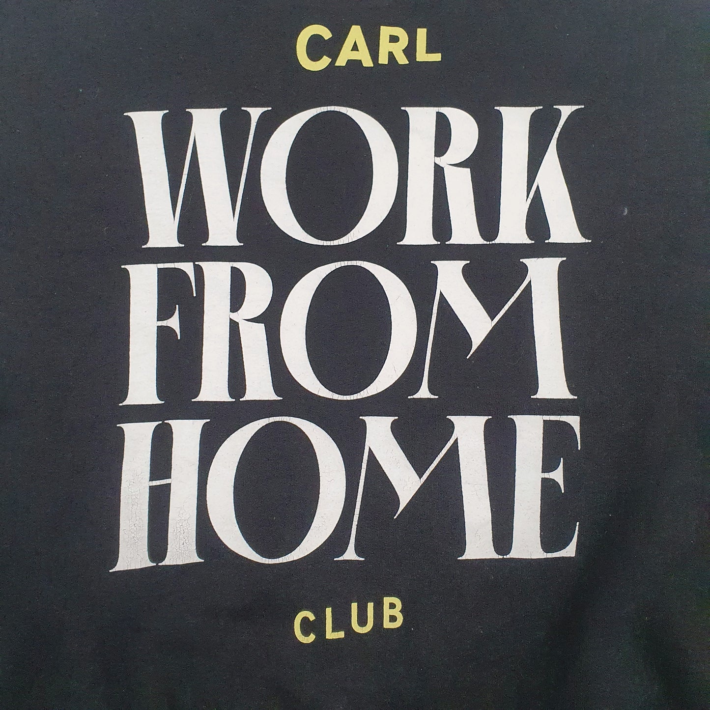 Mens Black Champion  Crewneck Jumper