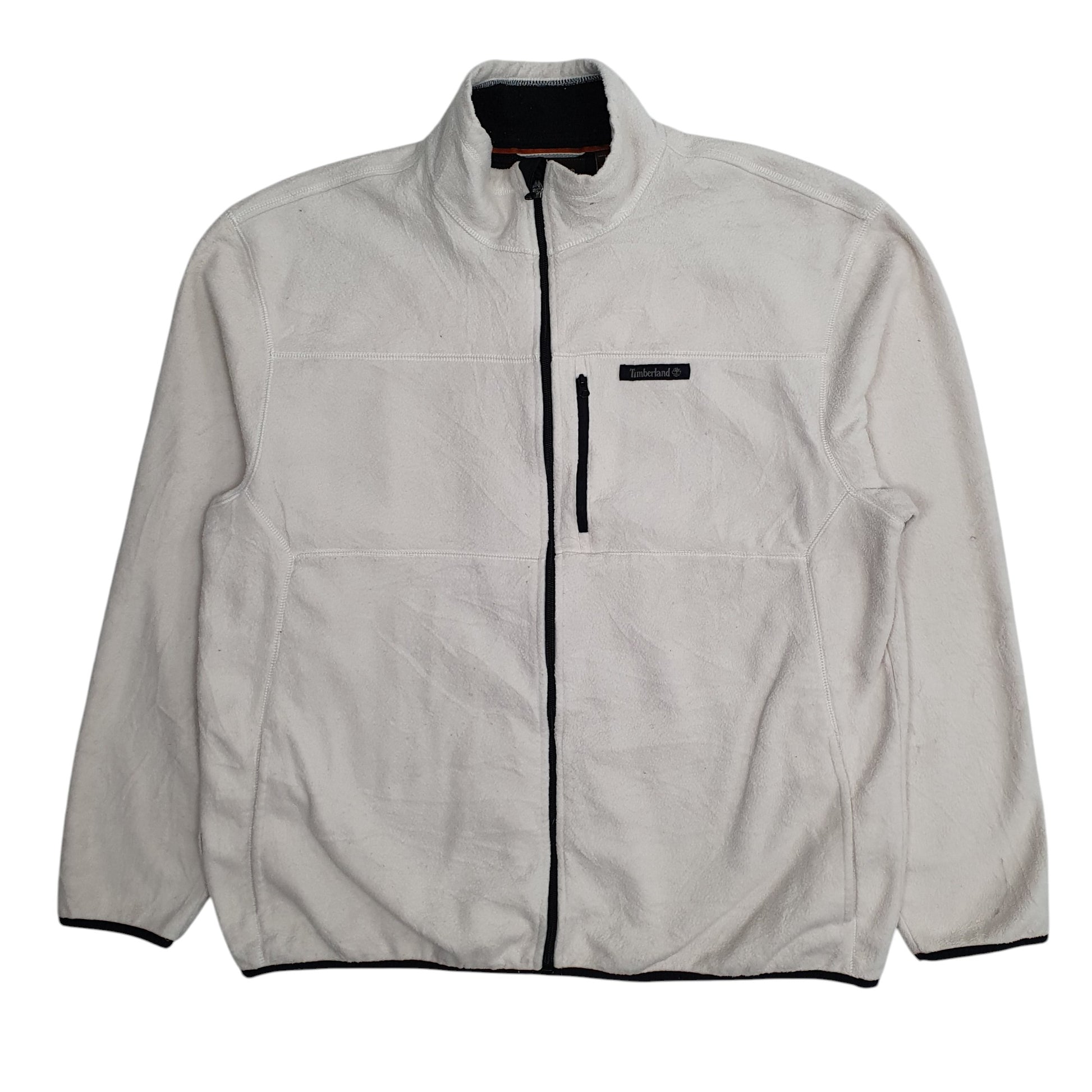 Mens Cream Timberland  Full Zip Jumper