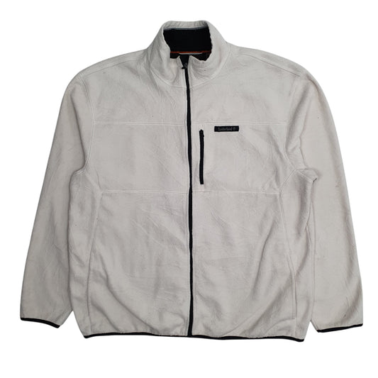 Mens Cream Timberland  Full Zip Jumper