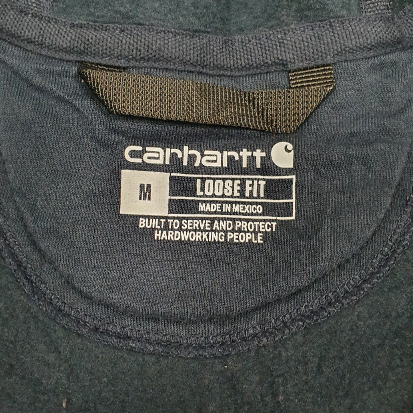 Mens Navy Carhartt  Full Zip Jumper