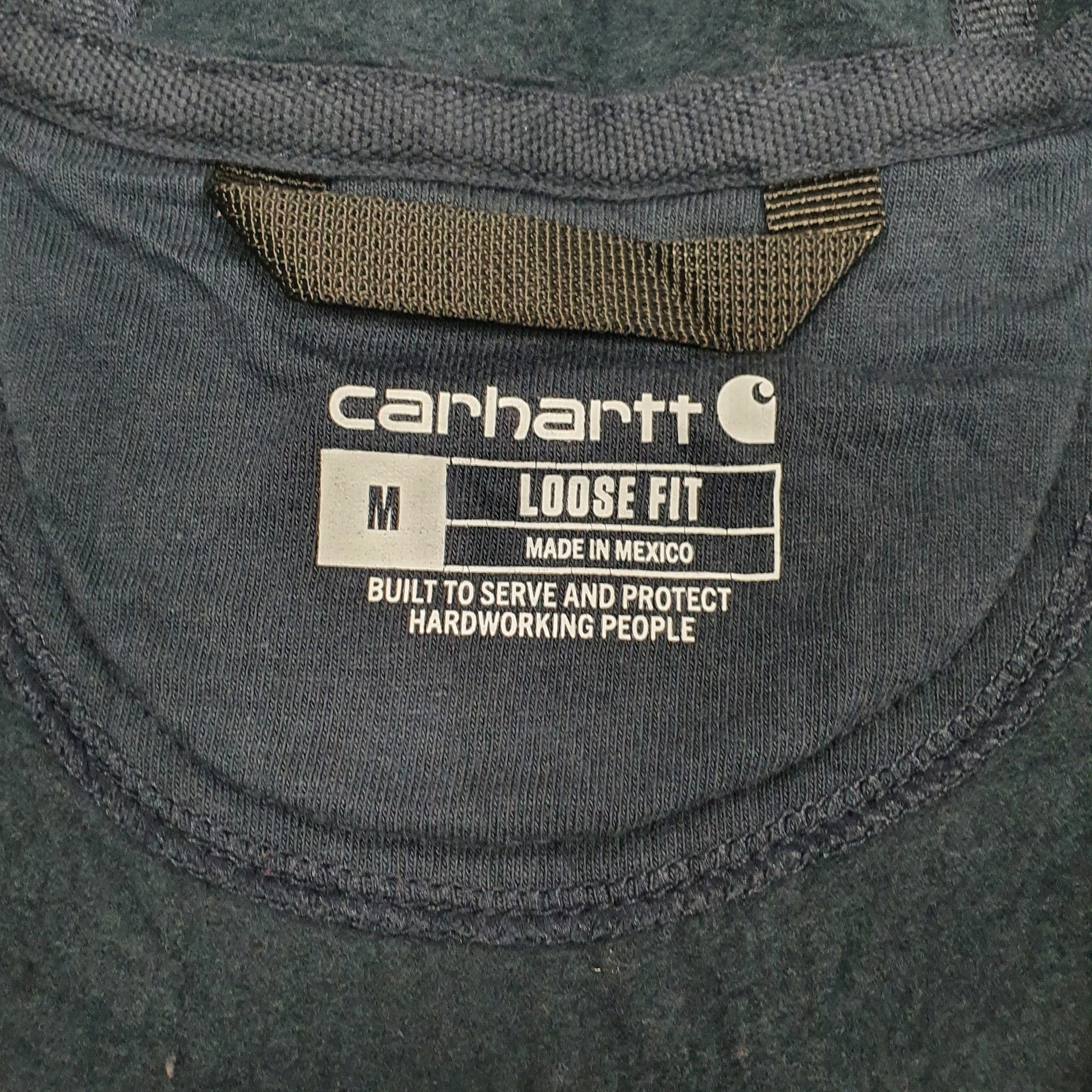Mens Navy Carhartt  Full Zip Jumper