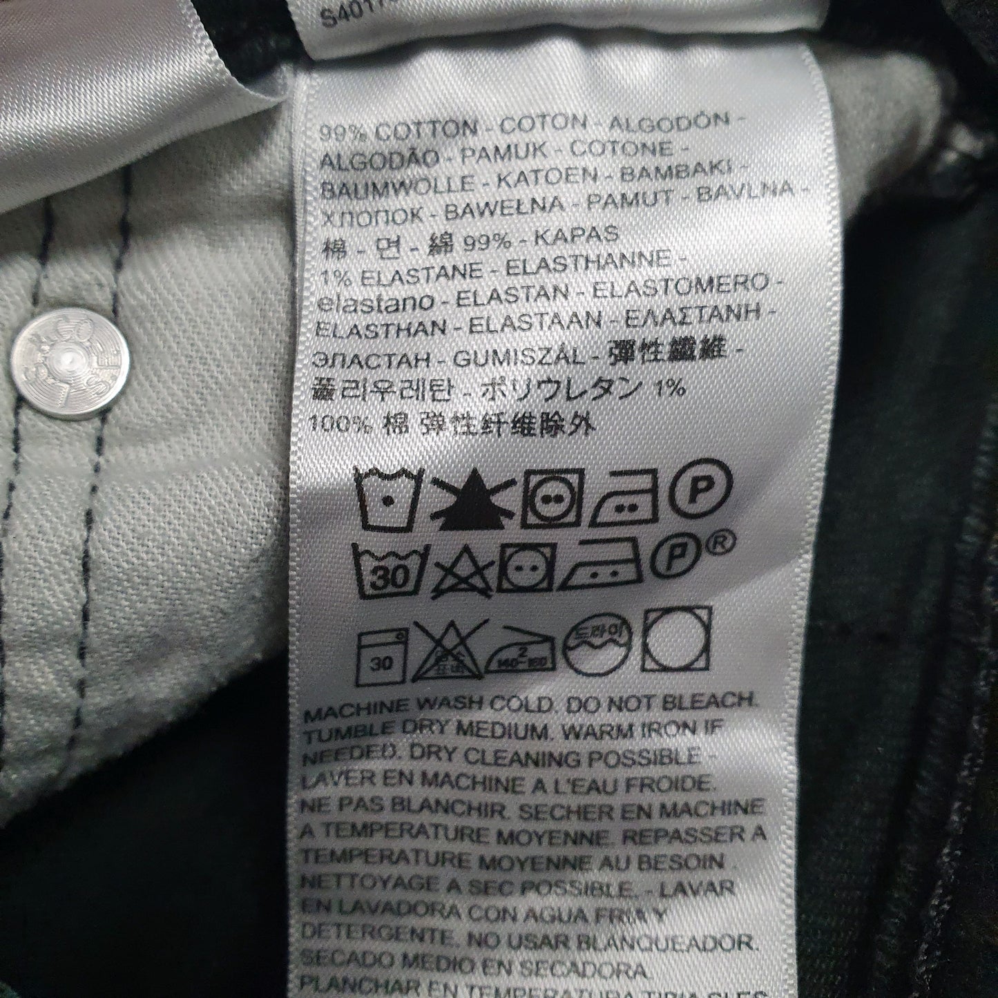 Mens Black Levis   Jeans