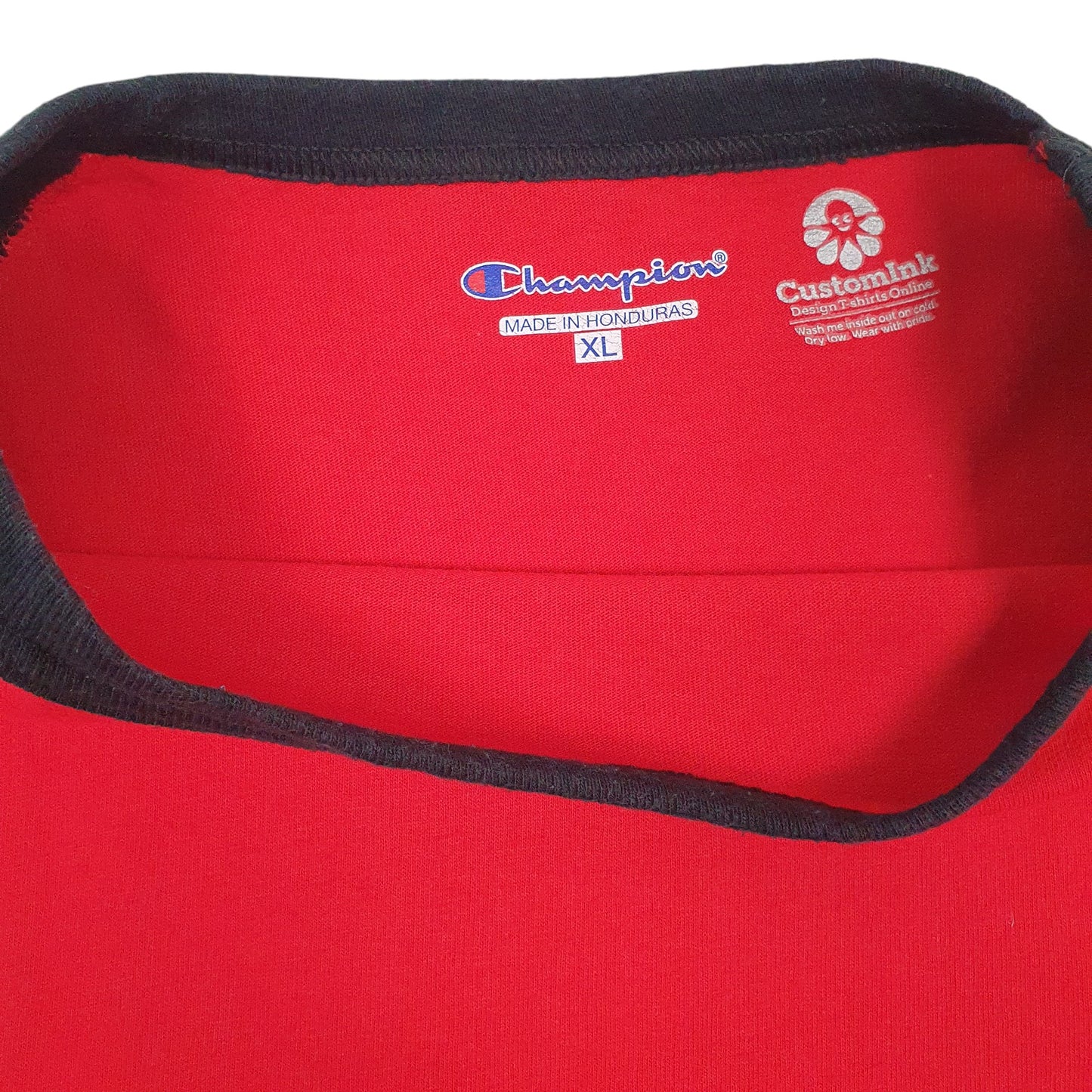 Mens Red Champion   T Shirt