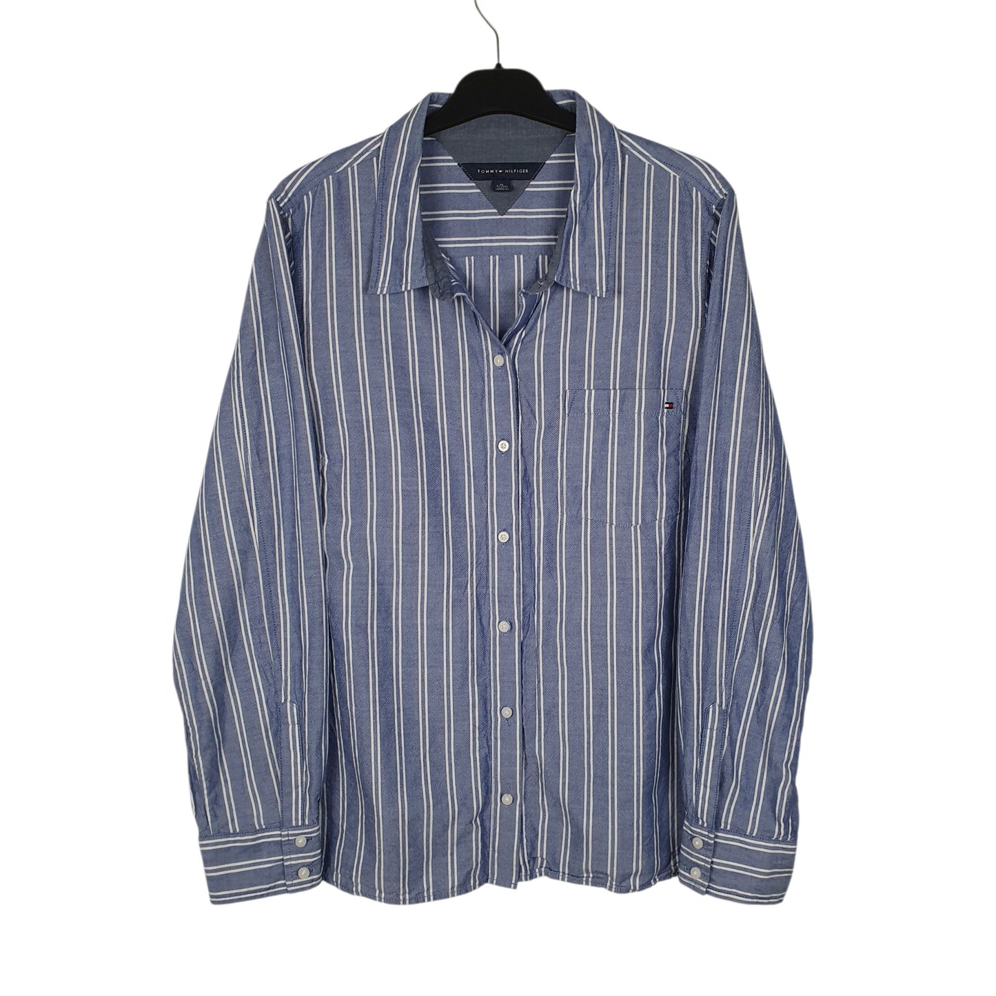 Womens Blue Tommy Hilfiger  Long Sleeve Shirt