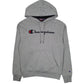 Mens Grey Champion  Hoodie Jumper