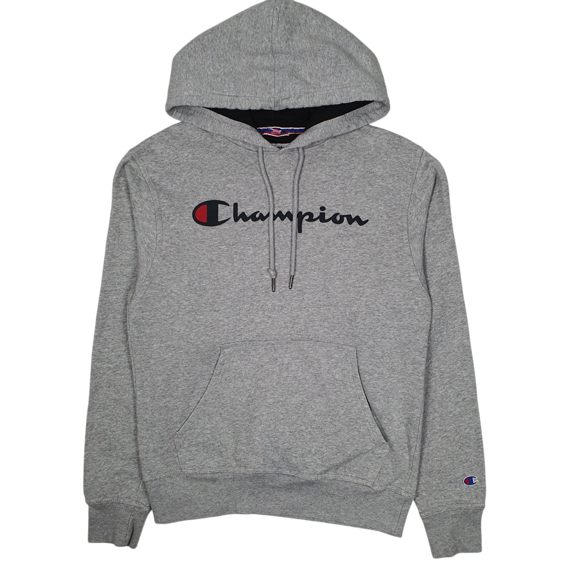 Mens Grey Champion  Hoodie Jumper