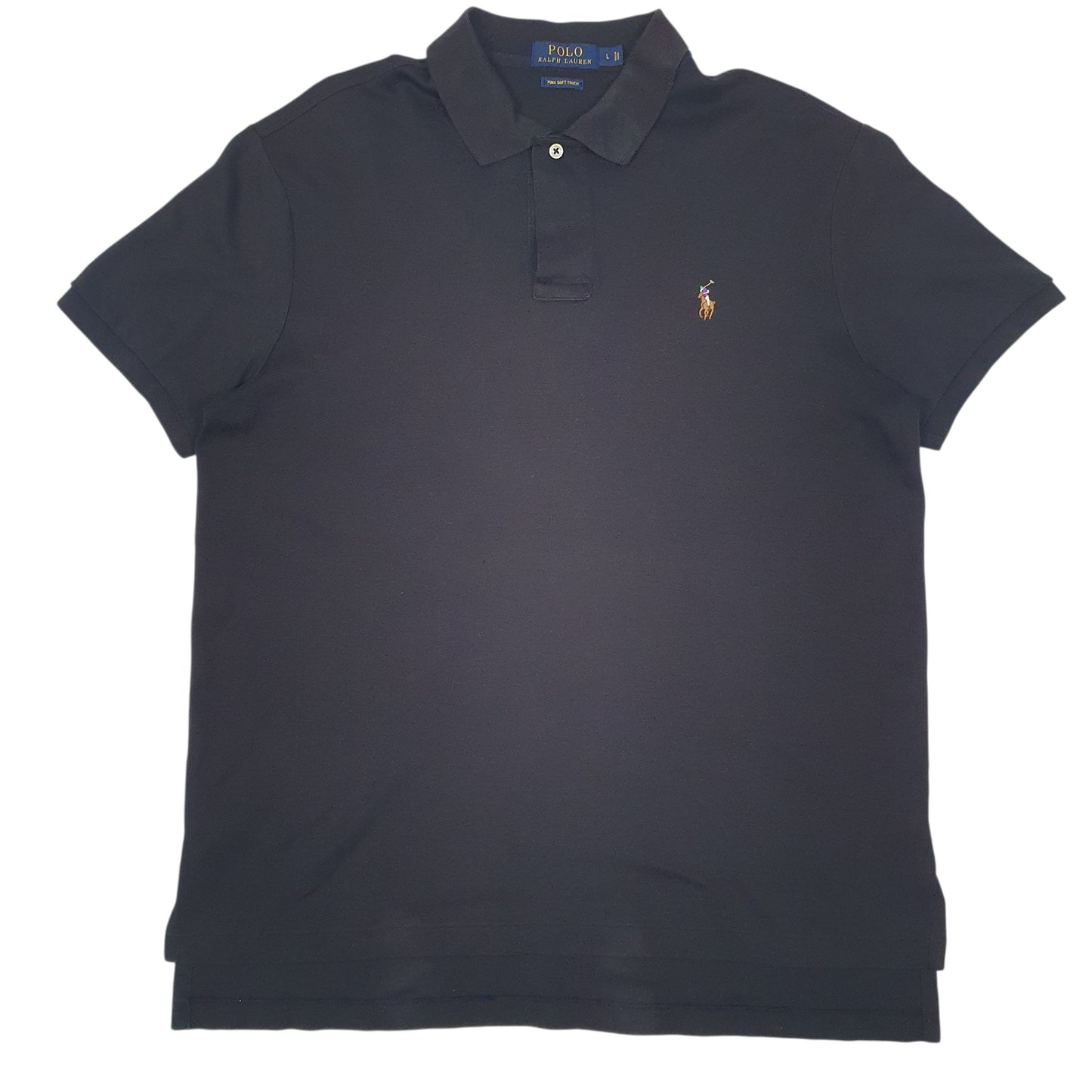 Mens Black Polo Ralph Lauren  Short Sleeve Polo Shirt