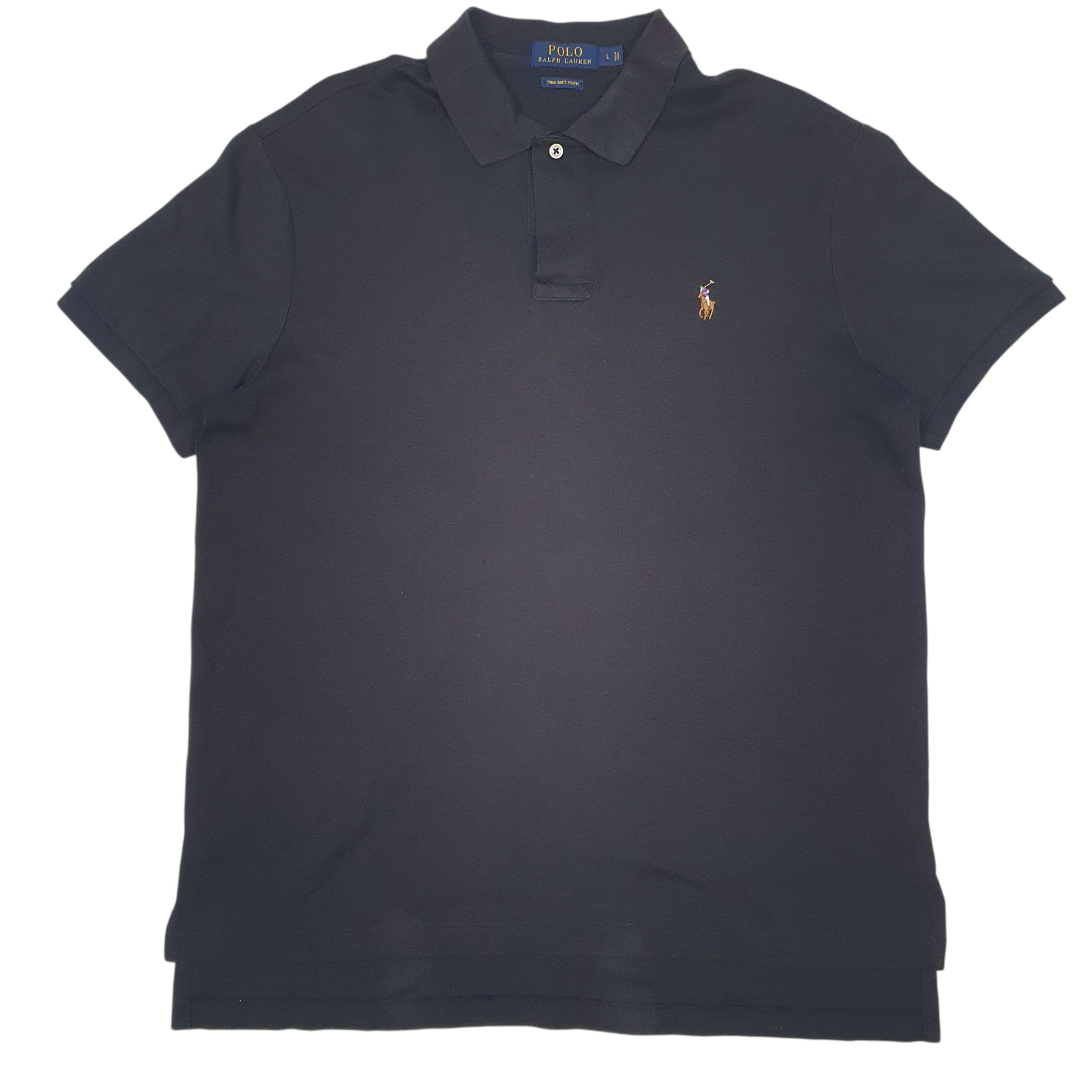 Mens Black Polo Ralph Lauren  Short Sleeve Polo Shirt