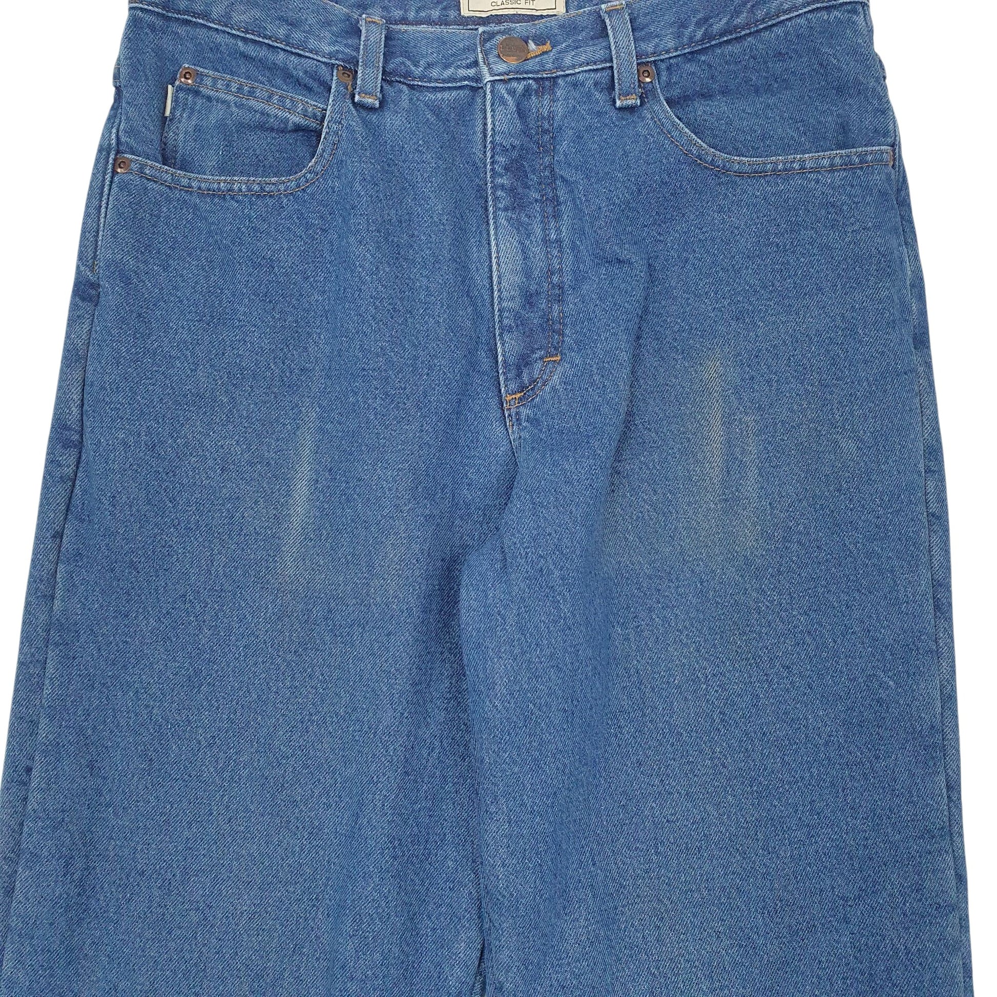 Mens Blue L.L.Bean Blanket Lined  Jeans