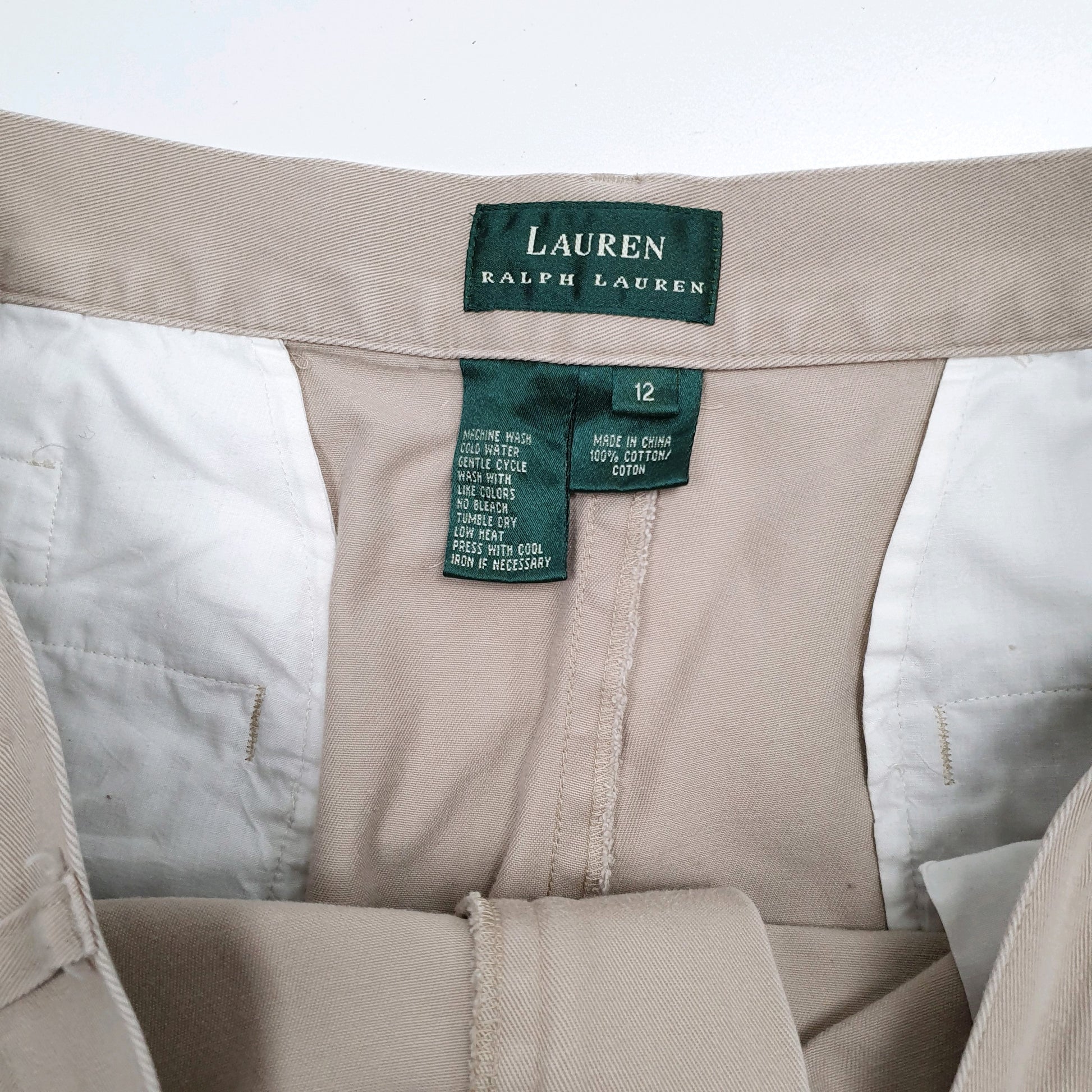 Womens Beige Ralph Lauren   Trousers