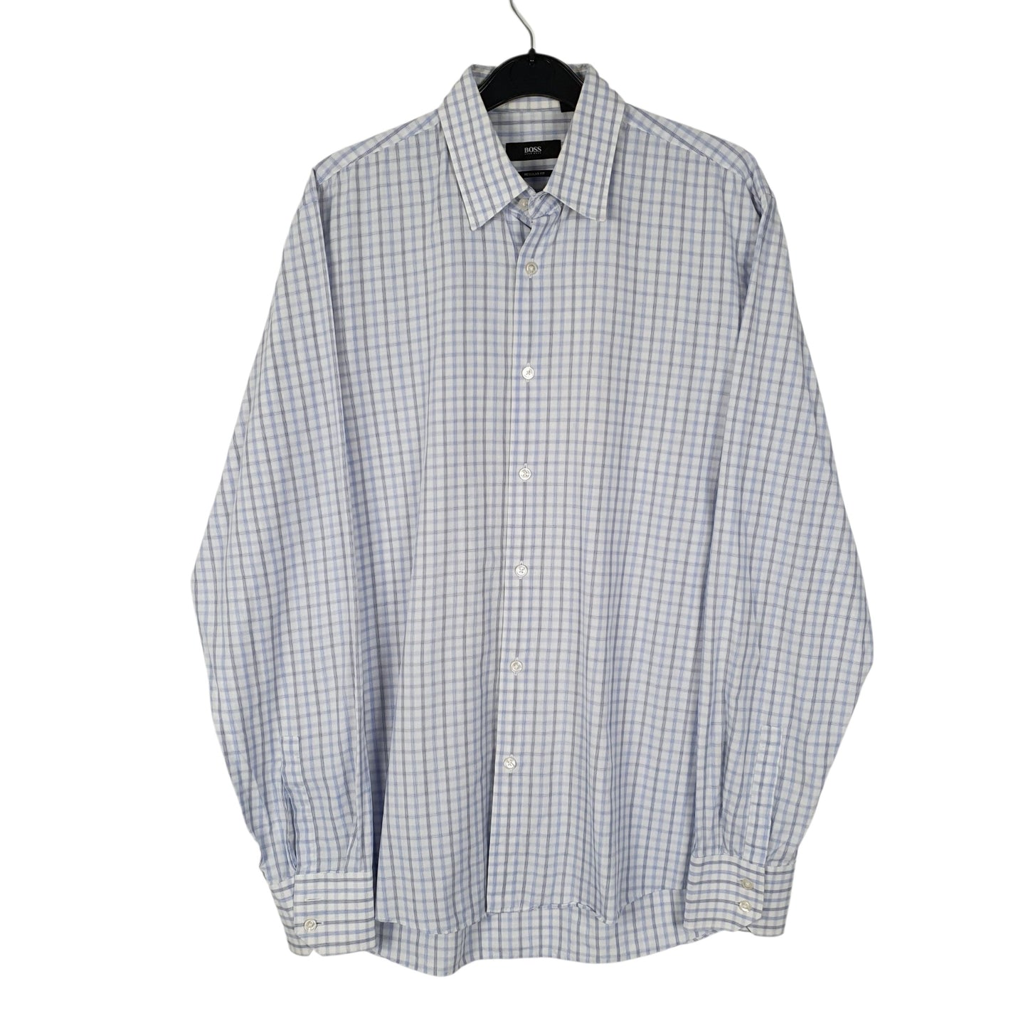 Mens Blue Hugo Boss  Long Sleeve Shirt
