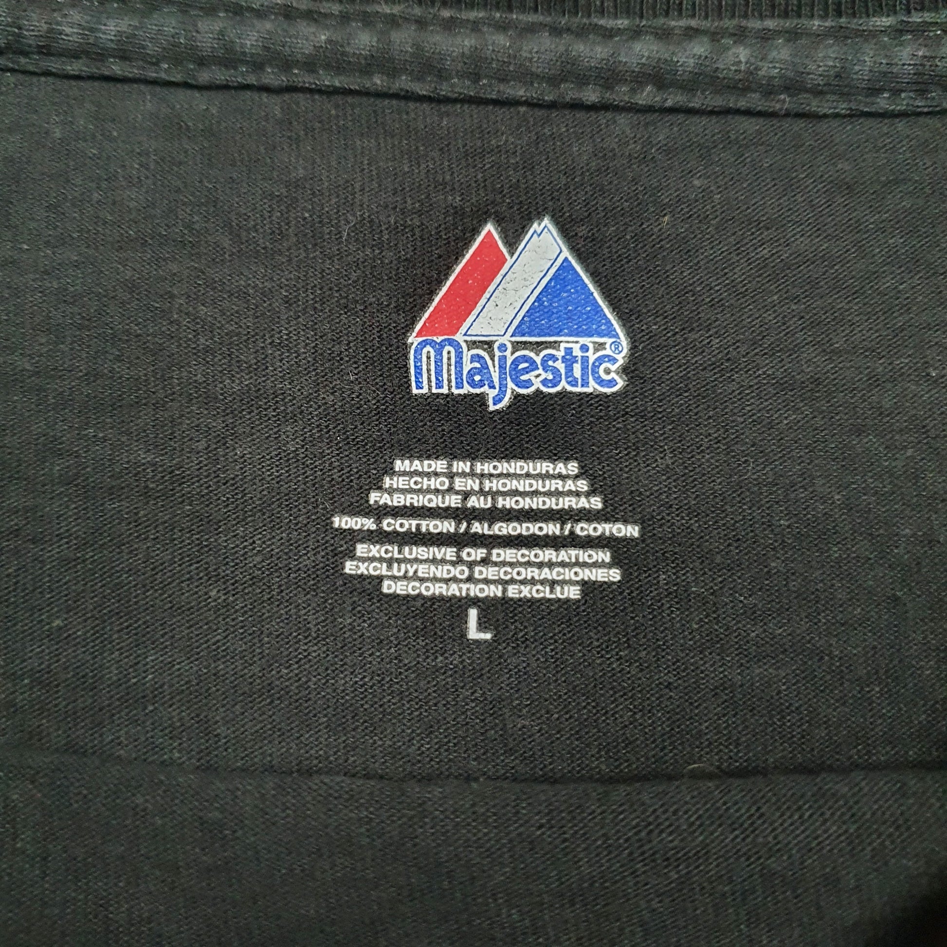 Mens Black Majestic NHL Chicago Blackhawks  T Shirt