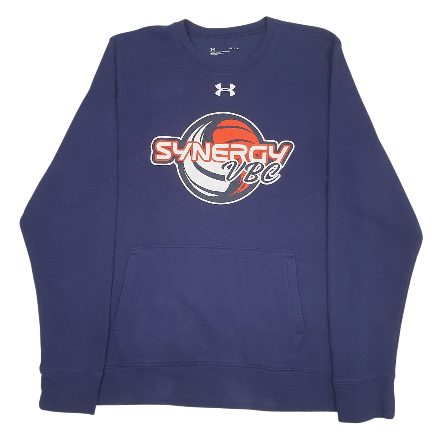 Mens Navy Under Armour  Crewneck Jumper