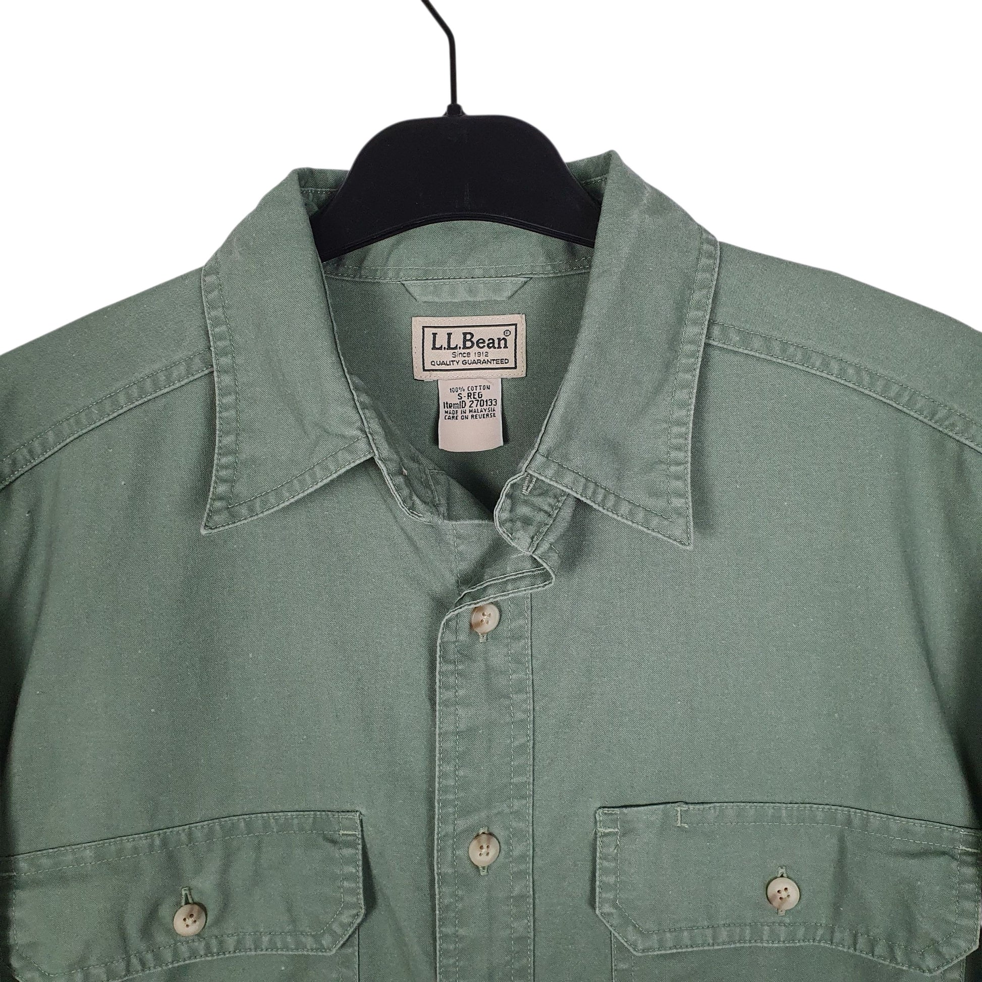 Mens Green L.L.Bean   Shirt