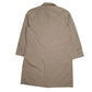 Mens Beige London Fog Overcoat Longline  Coat