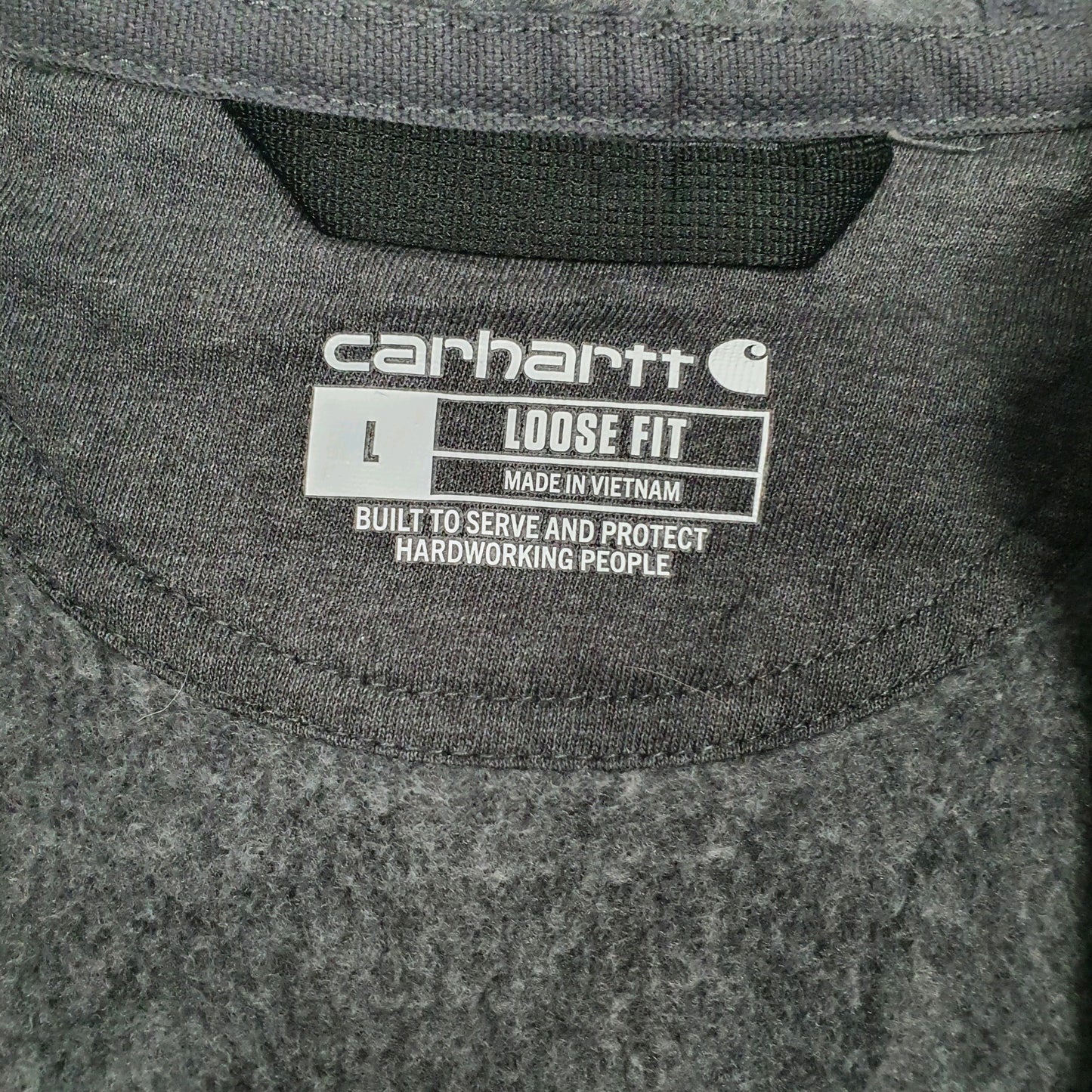 Mens Grey Carhartt  Full Zip Jumper