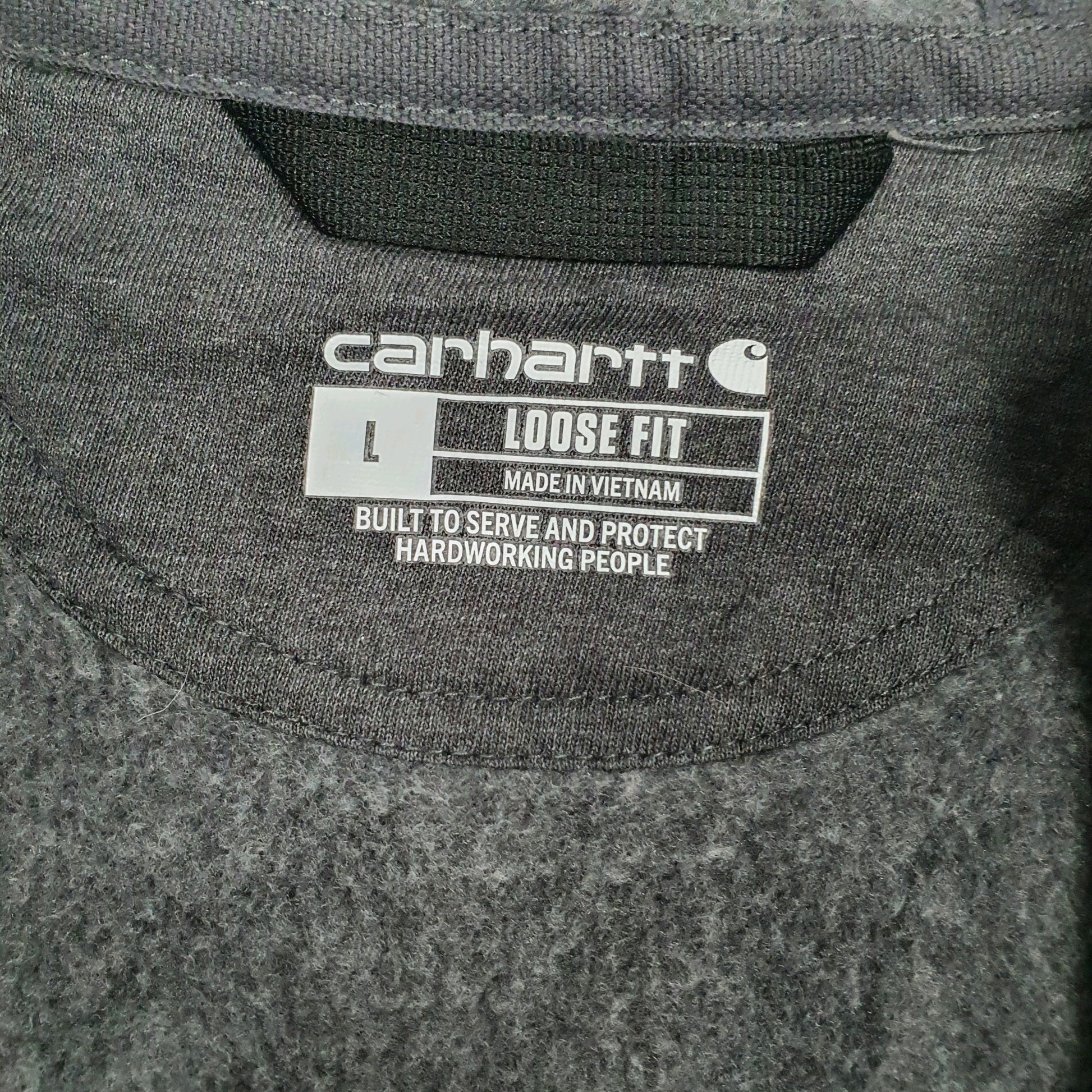 Mens Grey Carhartt  Full Zip Jumper