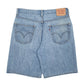 Mens Blue Levis 550 Hoodie Shorts