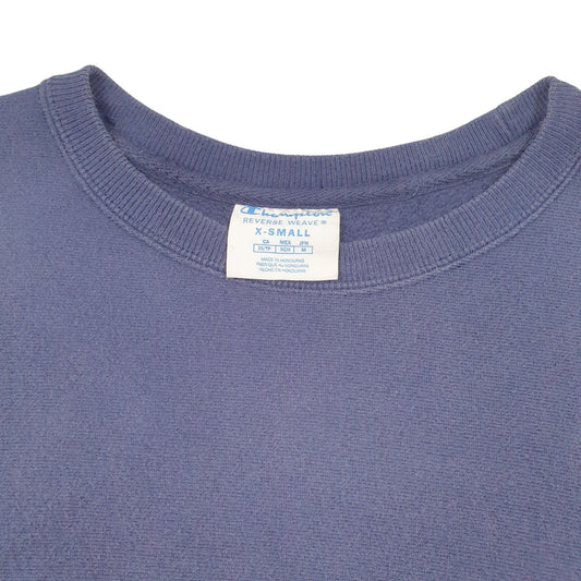 Womens Blue Champion Reverse Weave Crewneck Jumper