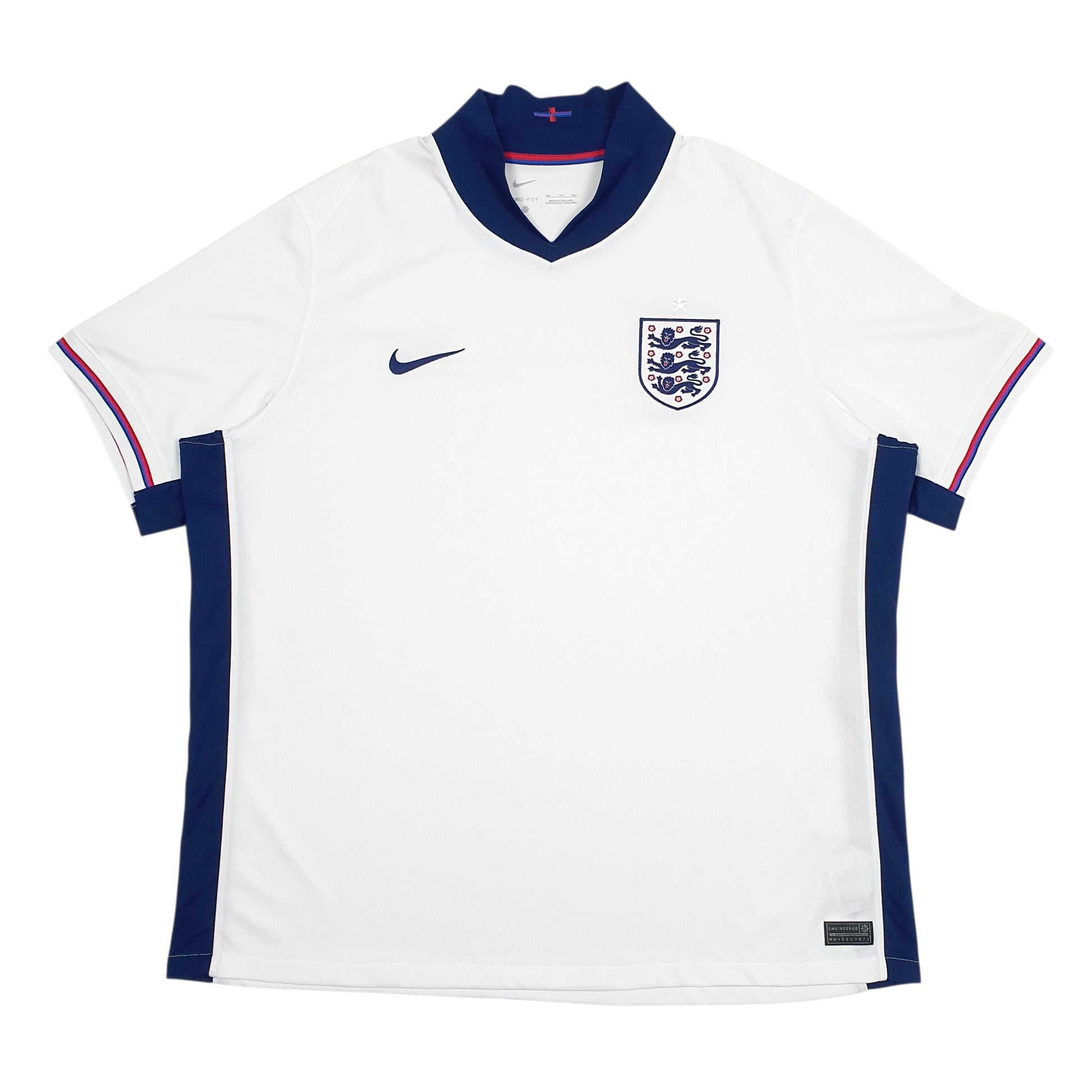 Mens White Nike Official England Football 2024 Short Sleeve T Shirt