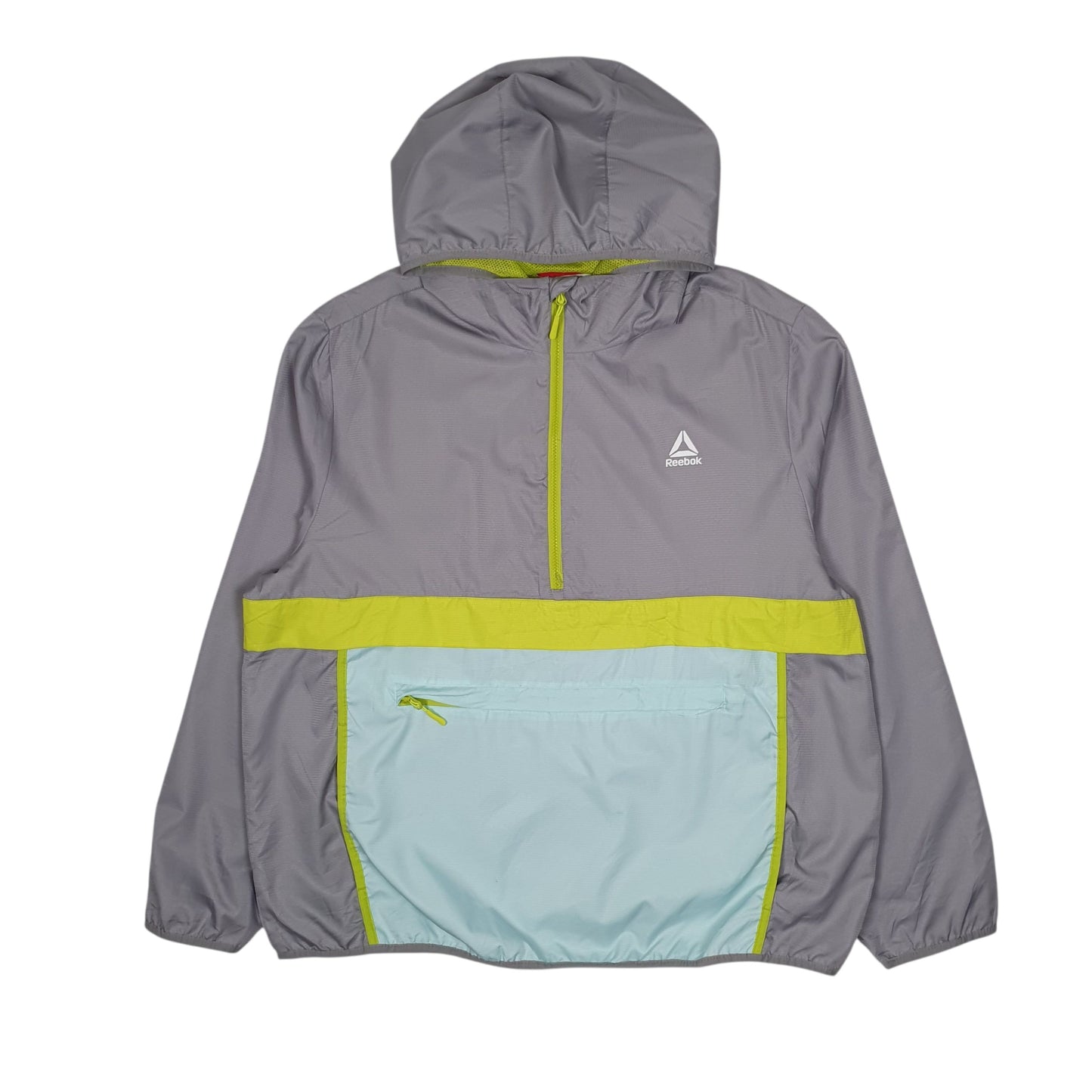 Mens Grey Reebok Half Zip  Coat