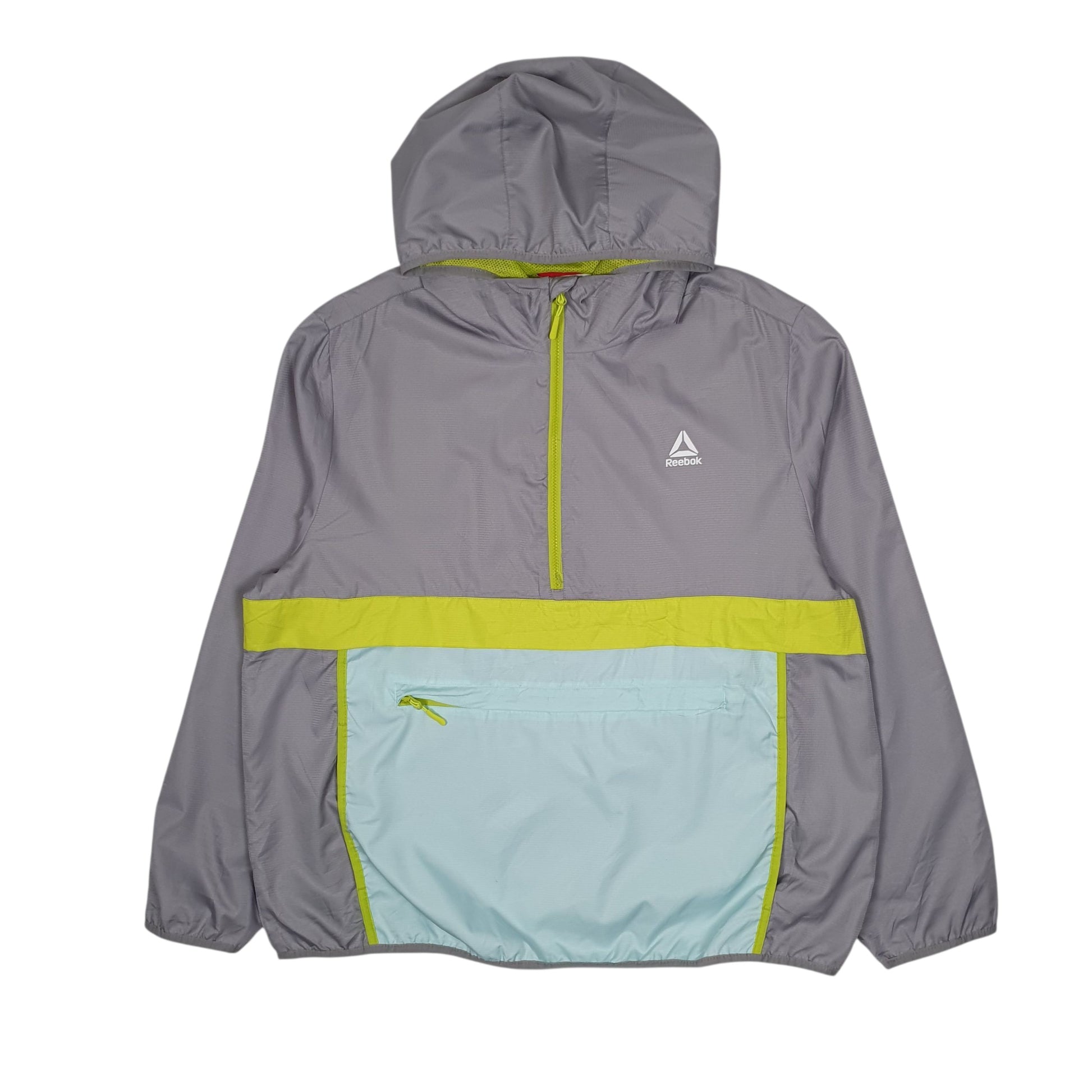 Mens Grey Reebok Half Zip  Coat