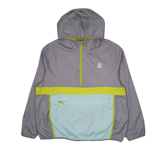 Mens Grey Reebok Half Zip  Coat