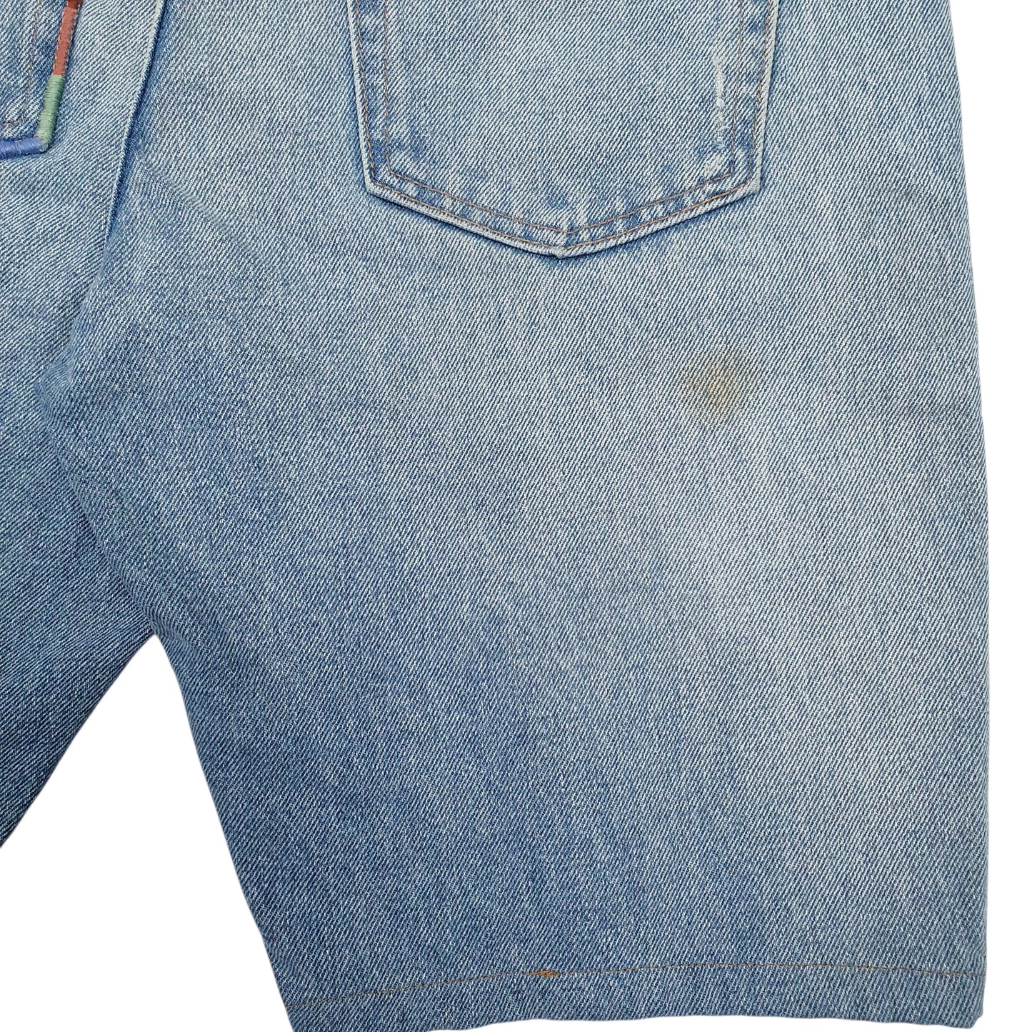 Mens Blue Polo Ralph Lauren Distressed  Shorts