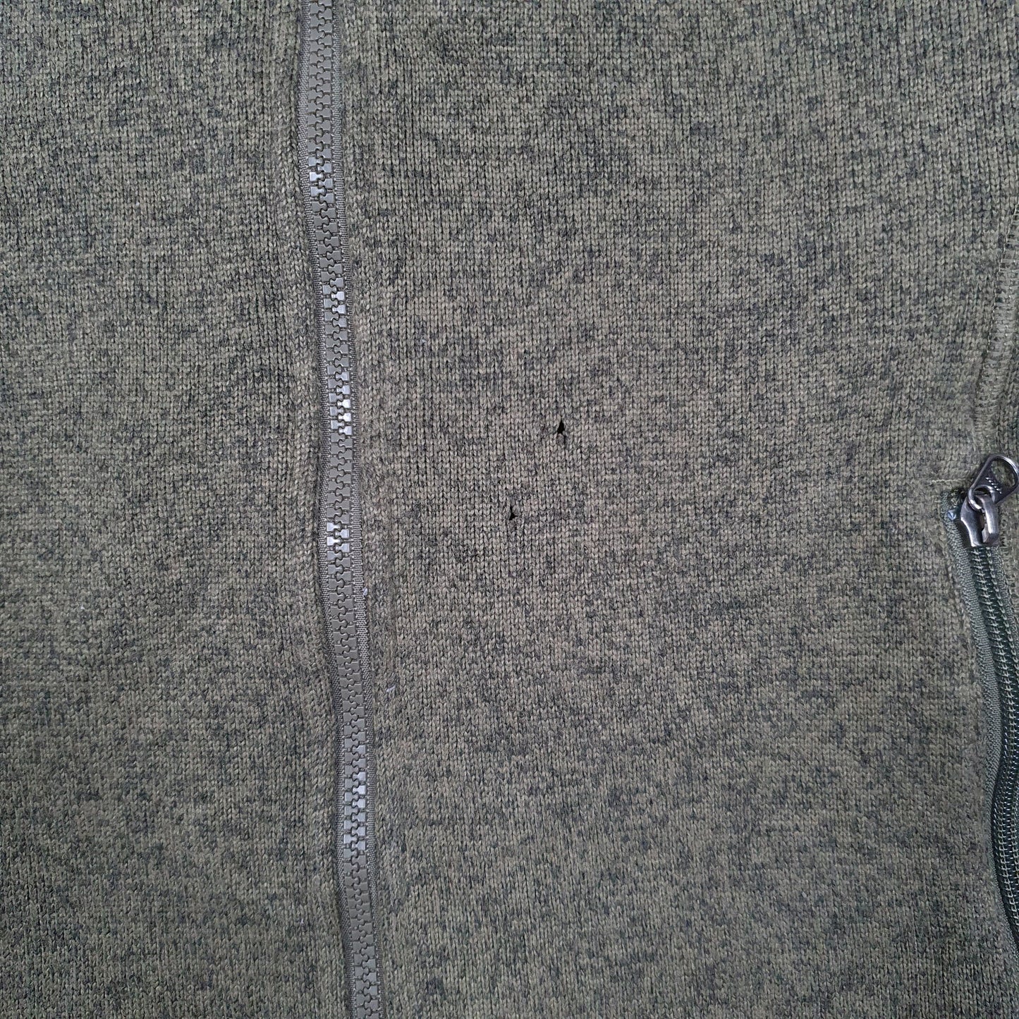 Mens Green The North Face  Full Zip Jumper