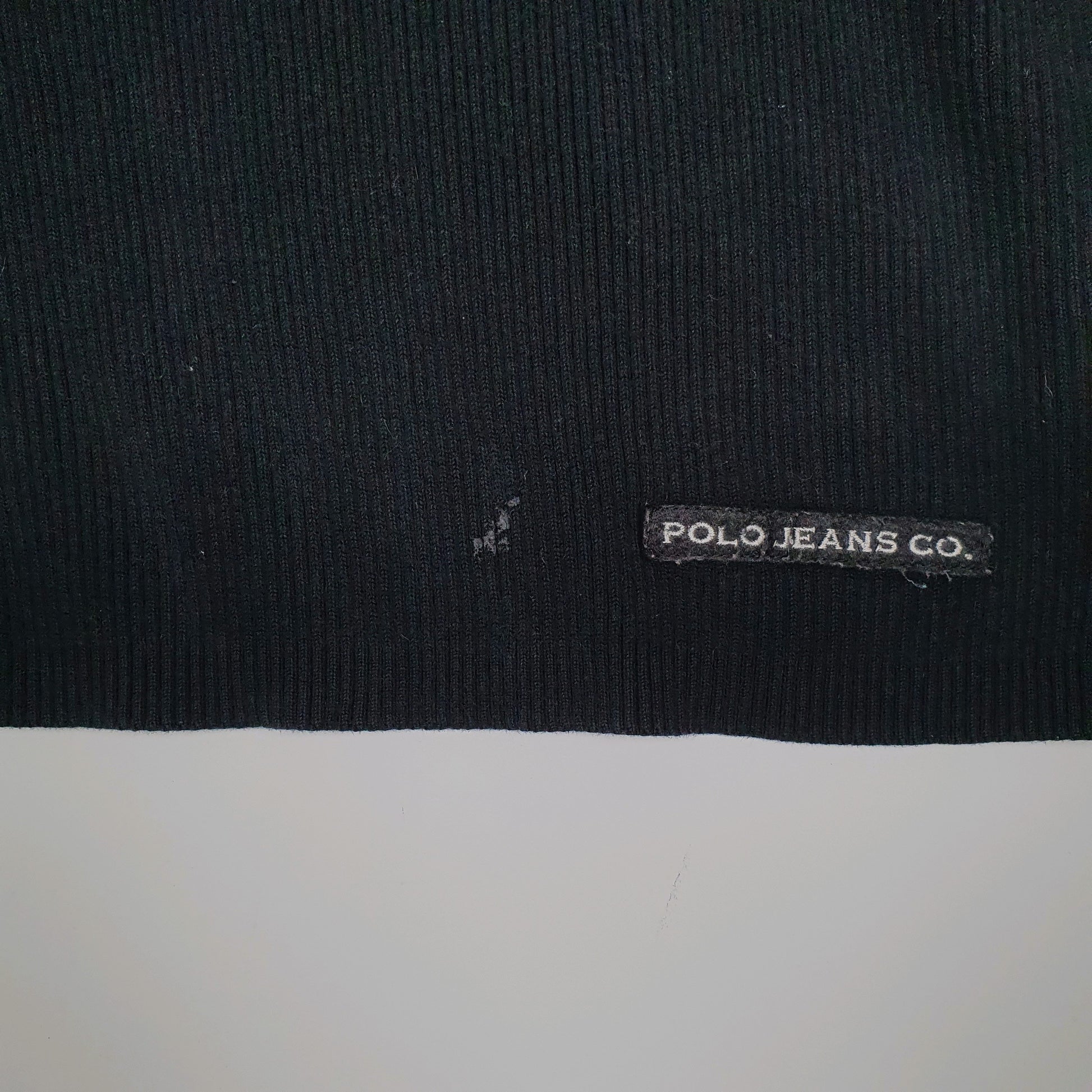 Mens Black Ralph Lauren Polo Jeans Co Crewneck Jumper