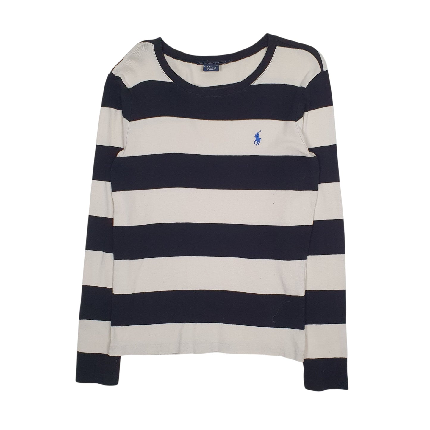 Womens White Ralph Lauren Lightweight Crewneck Jumper