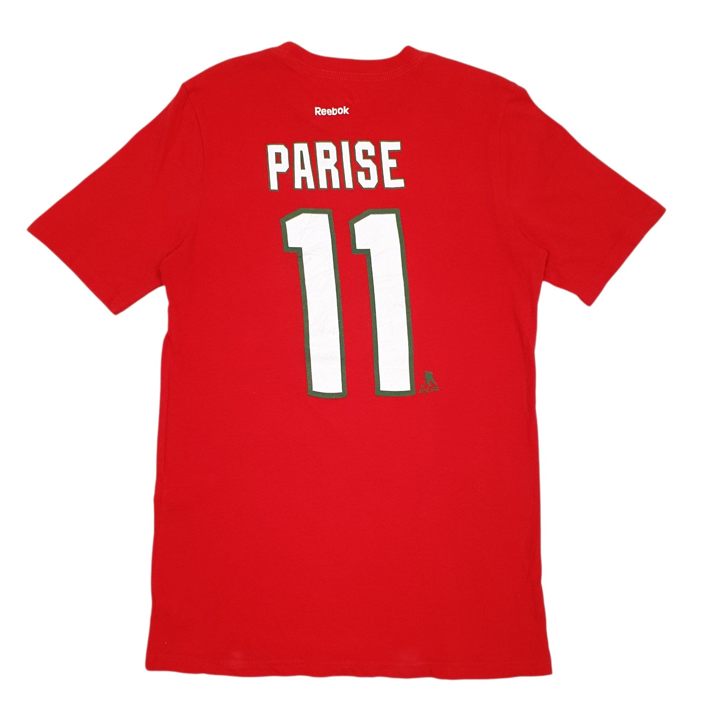 Mens Red Reebok NFL Minnesota Wild  T Shirt