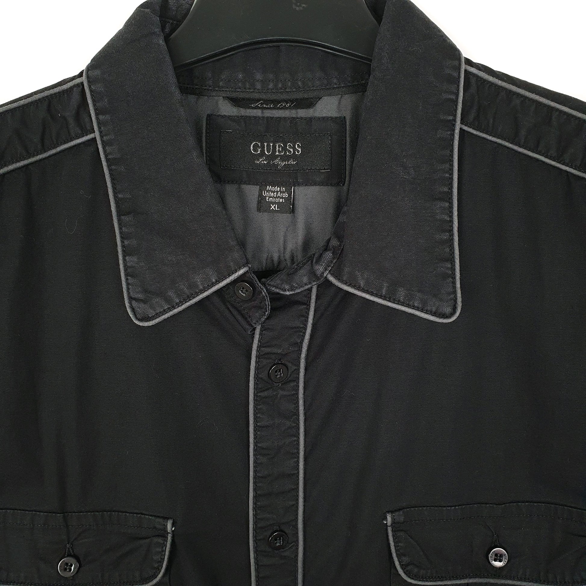 Mens Black Guess   Shirt