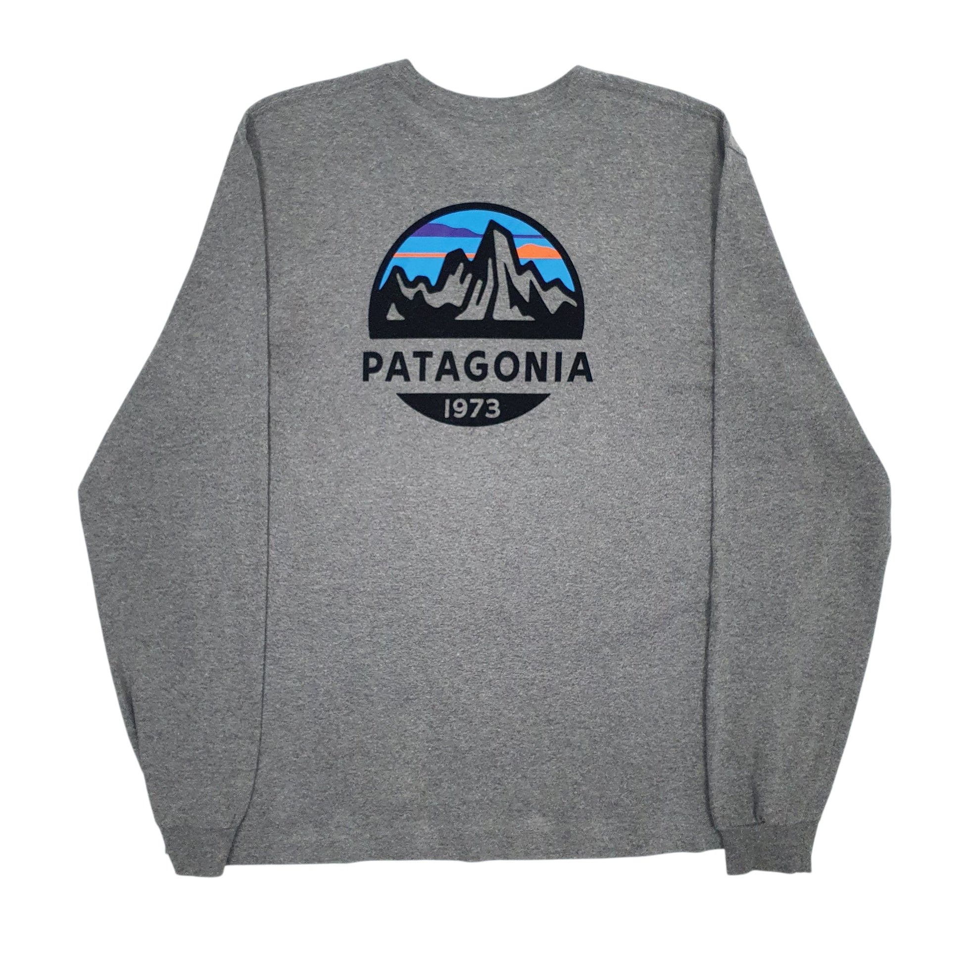 Mens Grey Patagonia   T Shirt