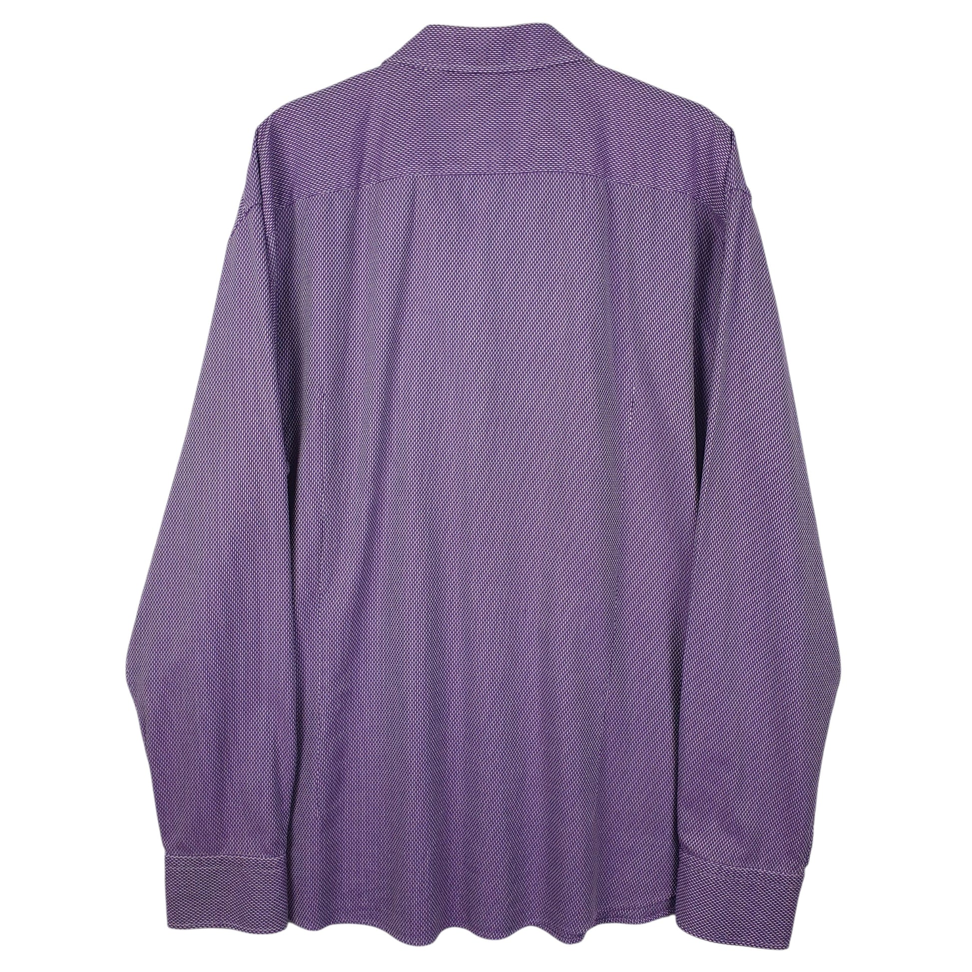 Mens Purple Hugo Boss   Shirt
