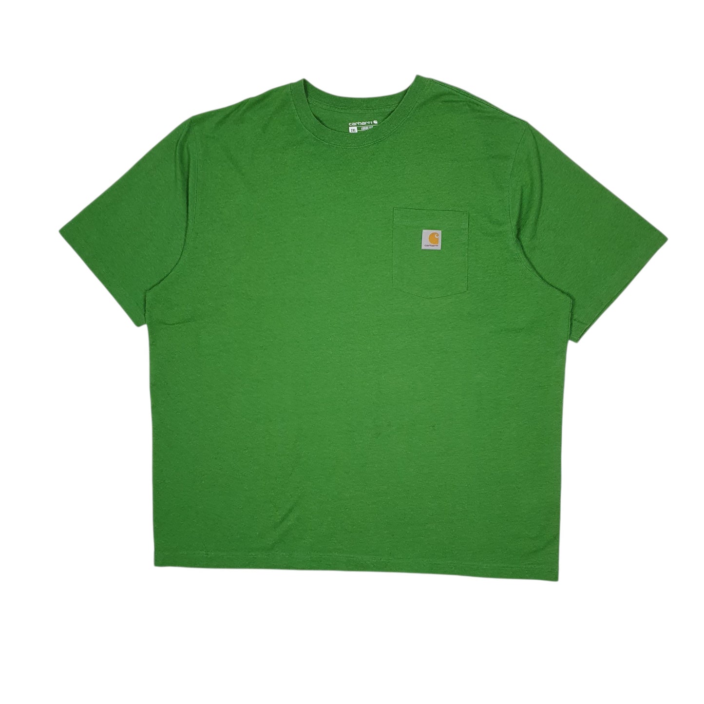 Mens Green Carhartt  Short Sleeve T Shirt