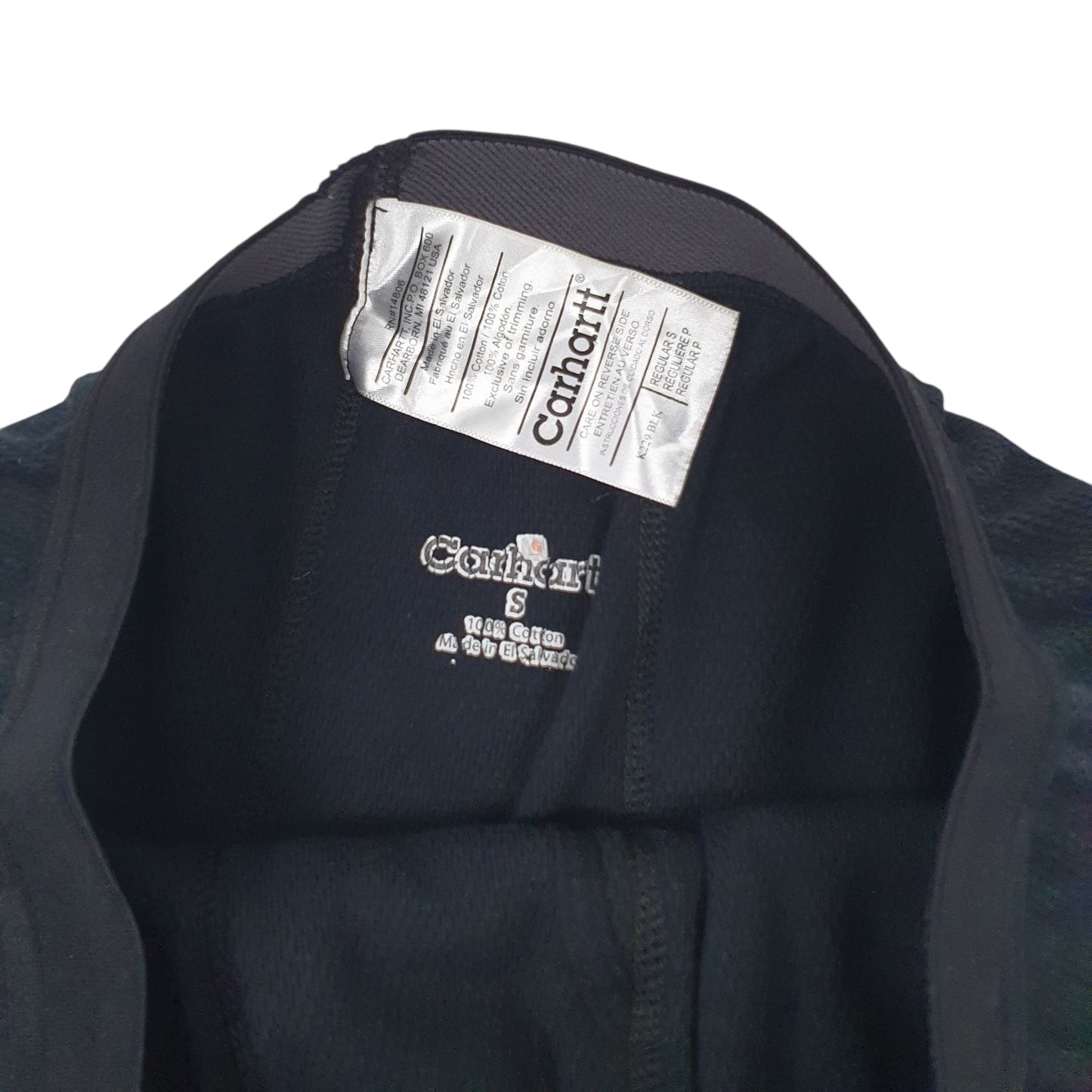 Mens Black Carhartt Thermal K229 BLK  Trousers