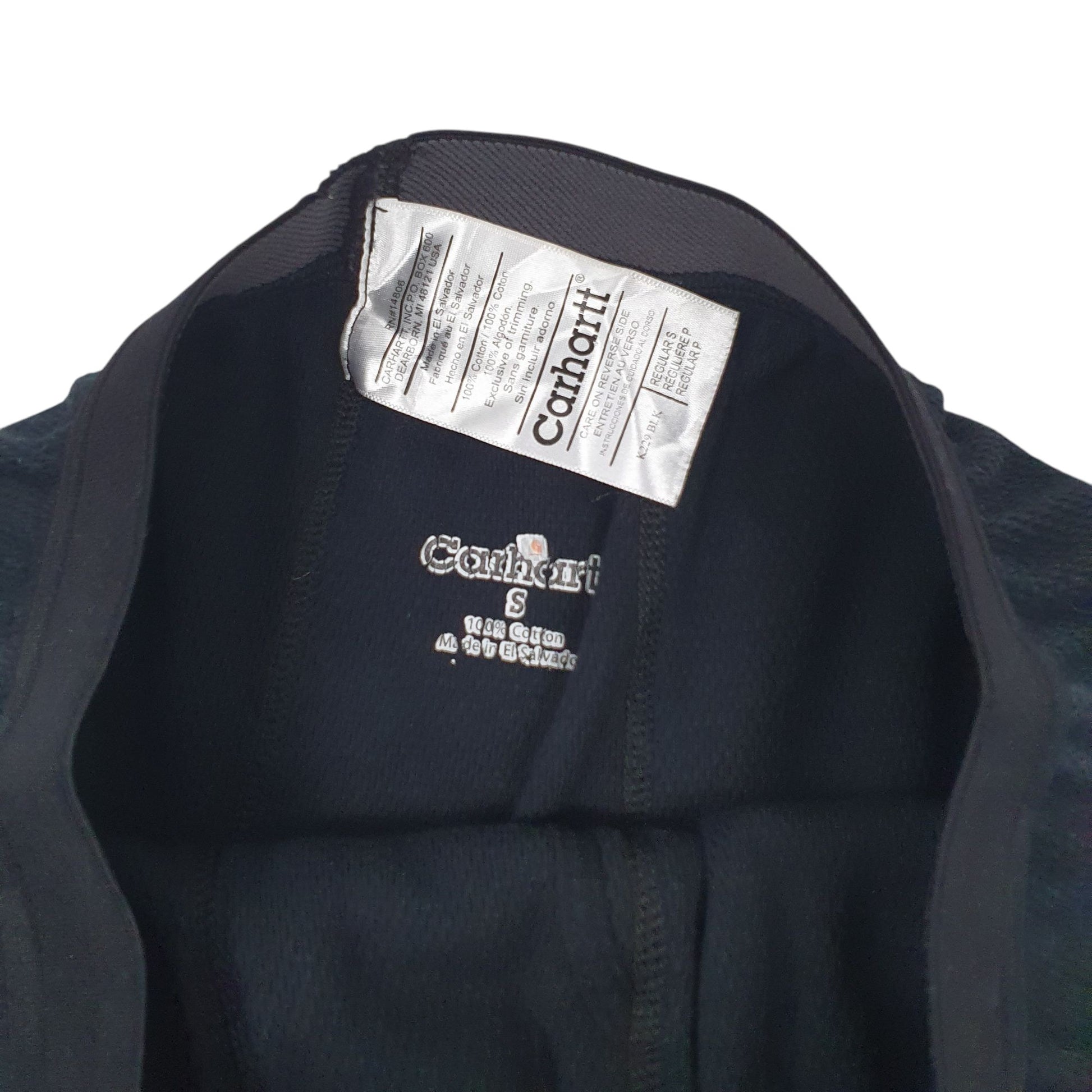 Mens Black Carhartt Thermal K229 BLK  Trousers