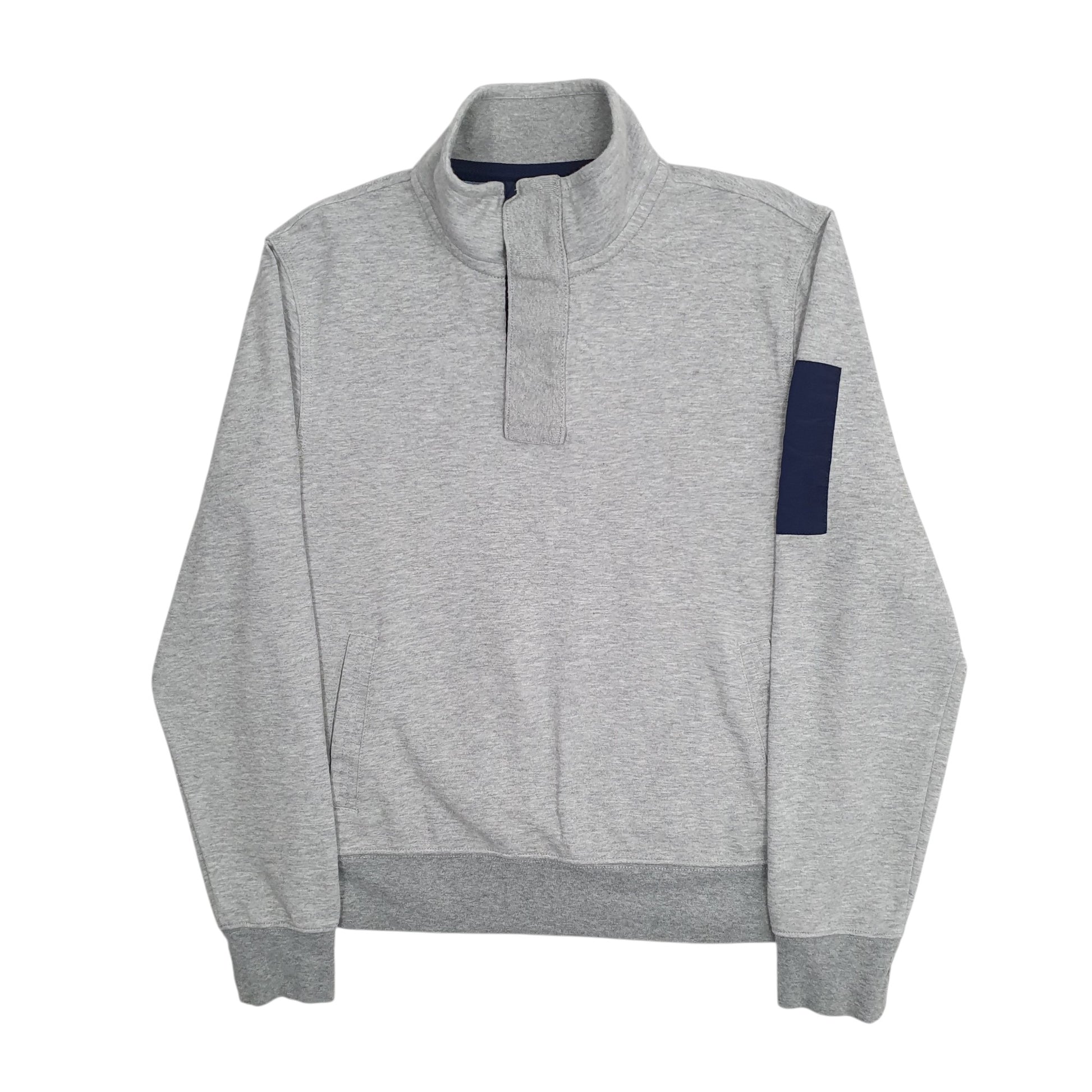Mens Grey Tommy Hilfiger  Quarter Zip Jumper