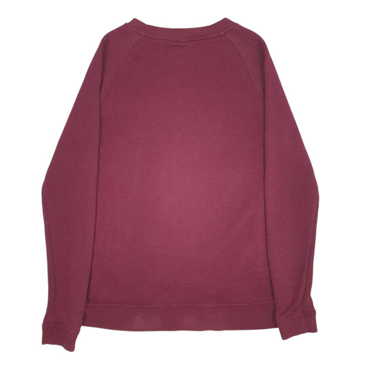 Mens Burgundy Nike  Crewneck Jumper