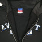Mens Black Champion Hoodie Full Zip Jumper