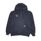 Mens Navy Carhartt Quarter Zip Full Zip Jumper