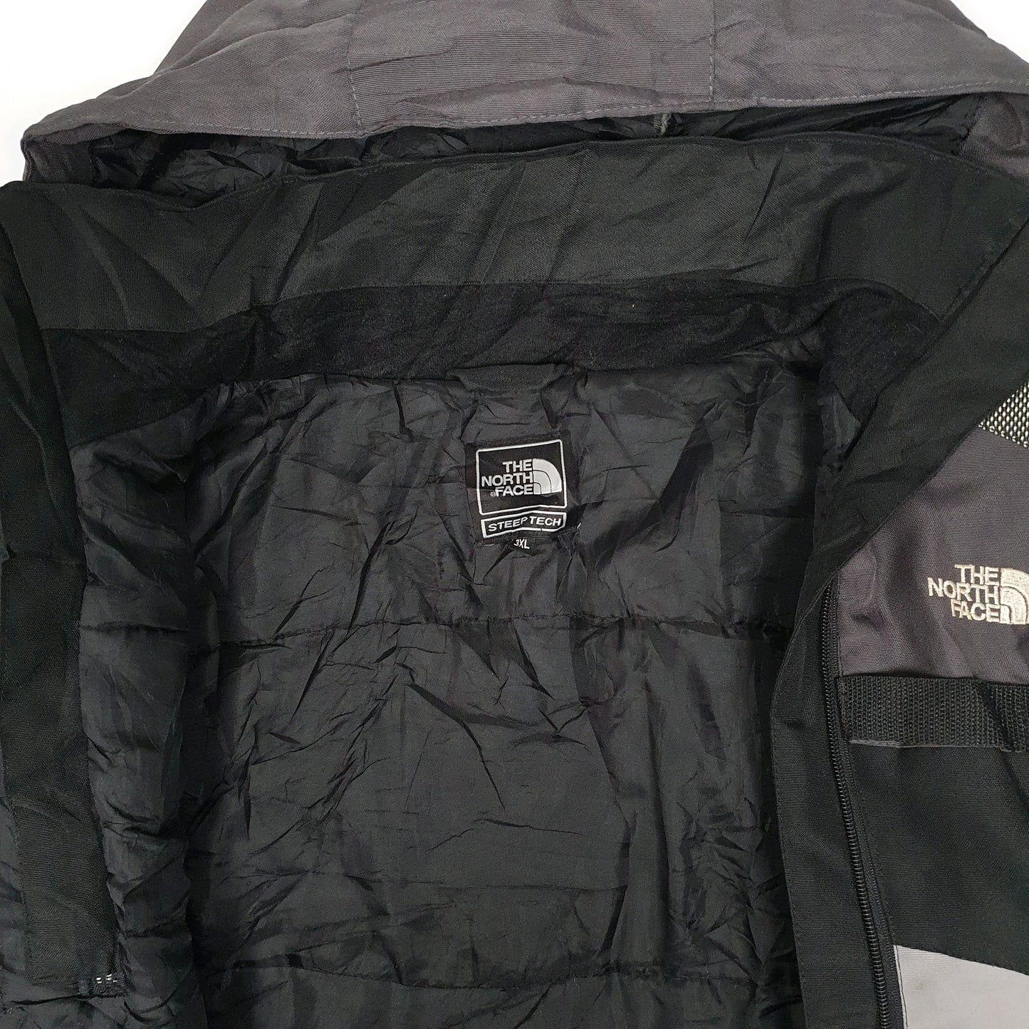 Mens Grey The North Face Steeptech  Coat