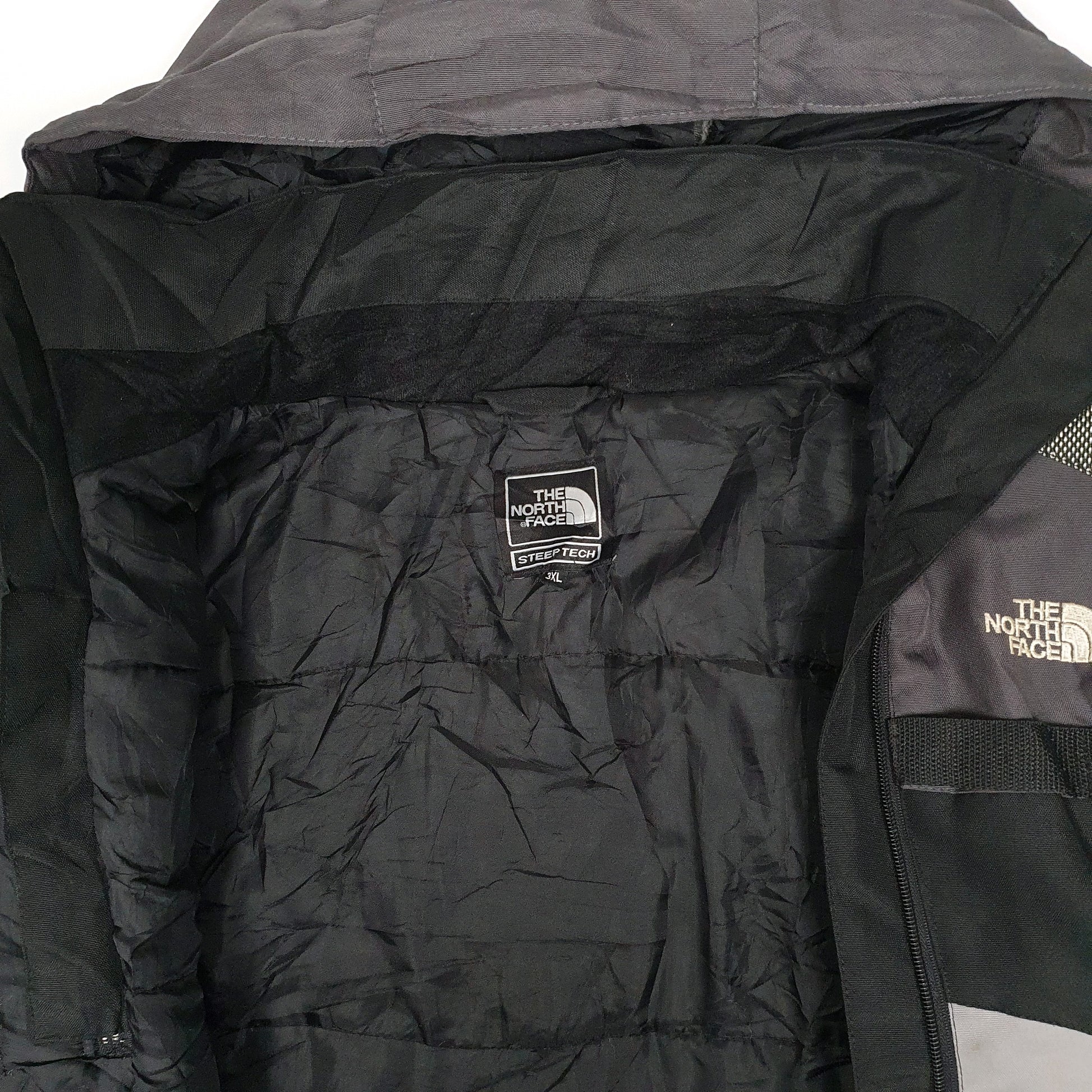 Mens Grey The North Face Steeptech  Coat