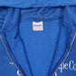 Mens Blue Hanes Vintage 90s Hoodie Cape Cod Full Zip Jumper