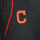 Womens Navy MLB Cleveland Indians Baseball Hoodie Full Zip Jumper