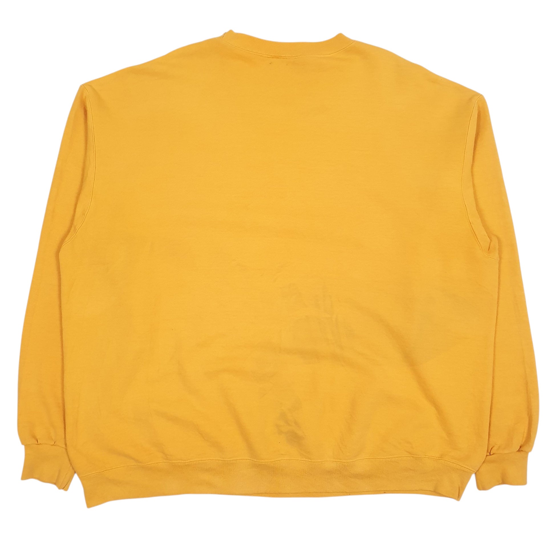 Mens Yellow Champion  Crewneck Jumper