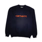 Mens Navy Carhartt  Crewneck Jumper
