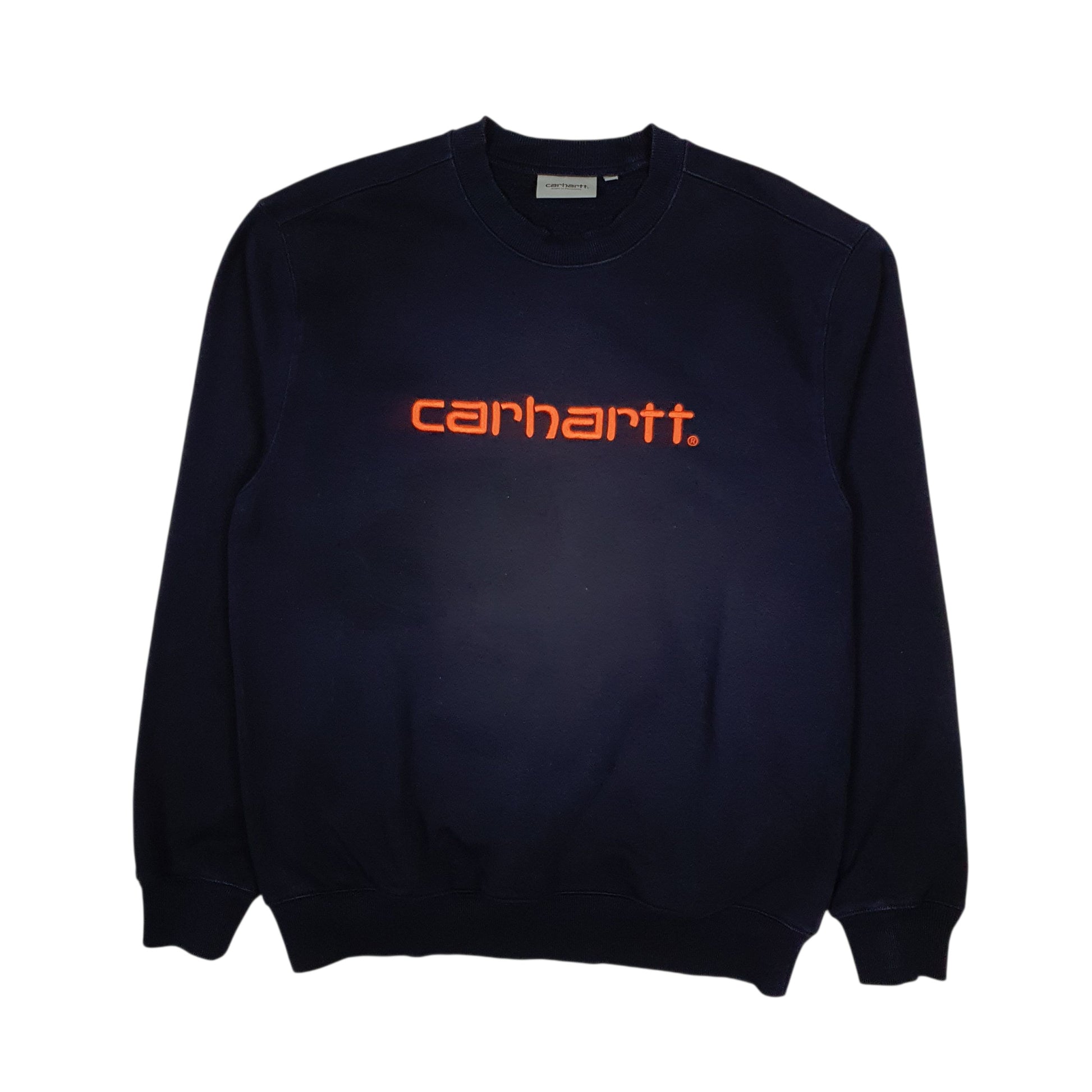 Mens Navy Carhartt  Crewneck Jumper