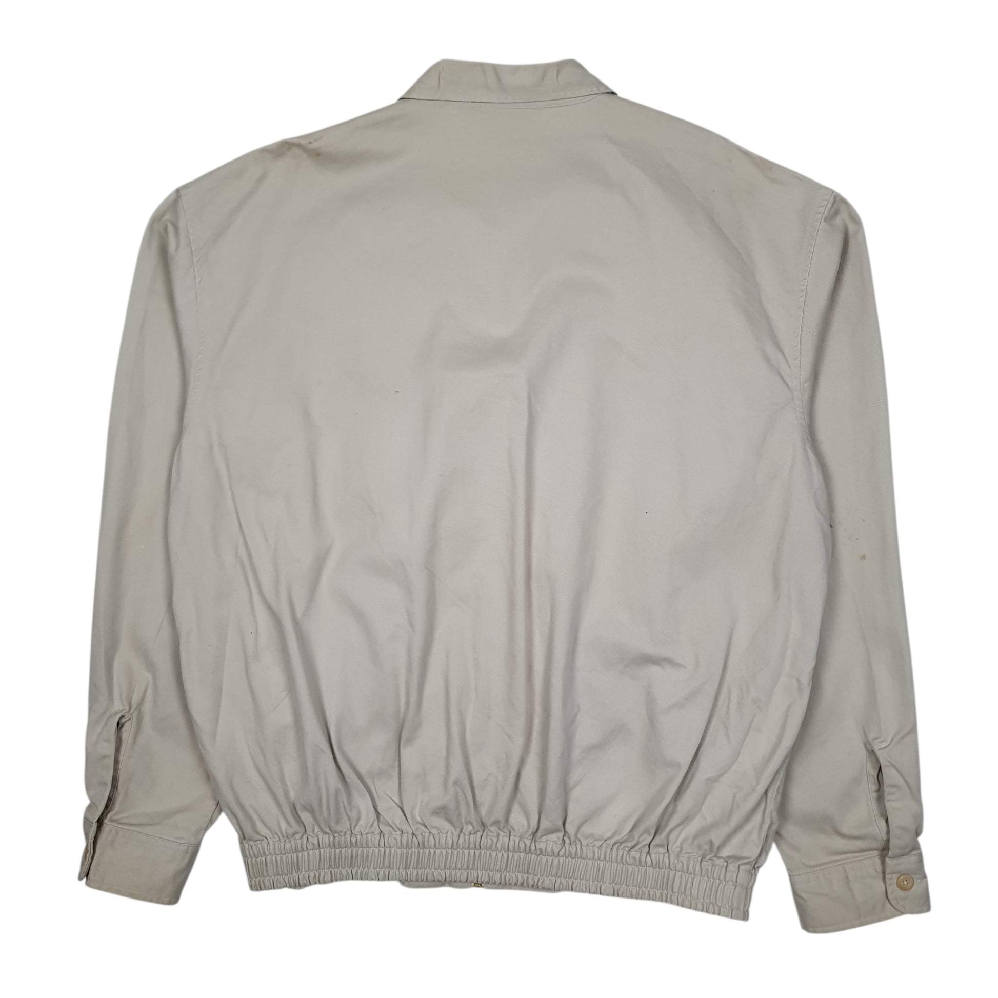 Mens Beige Polo Ralph Lauren Vintage 1980s Hoodie Coat
